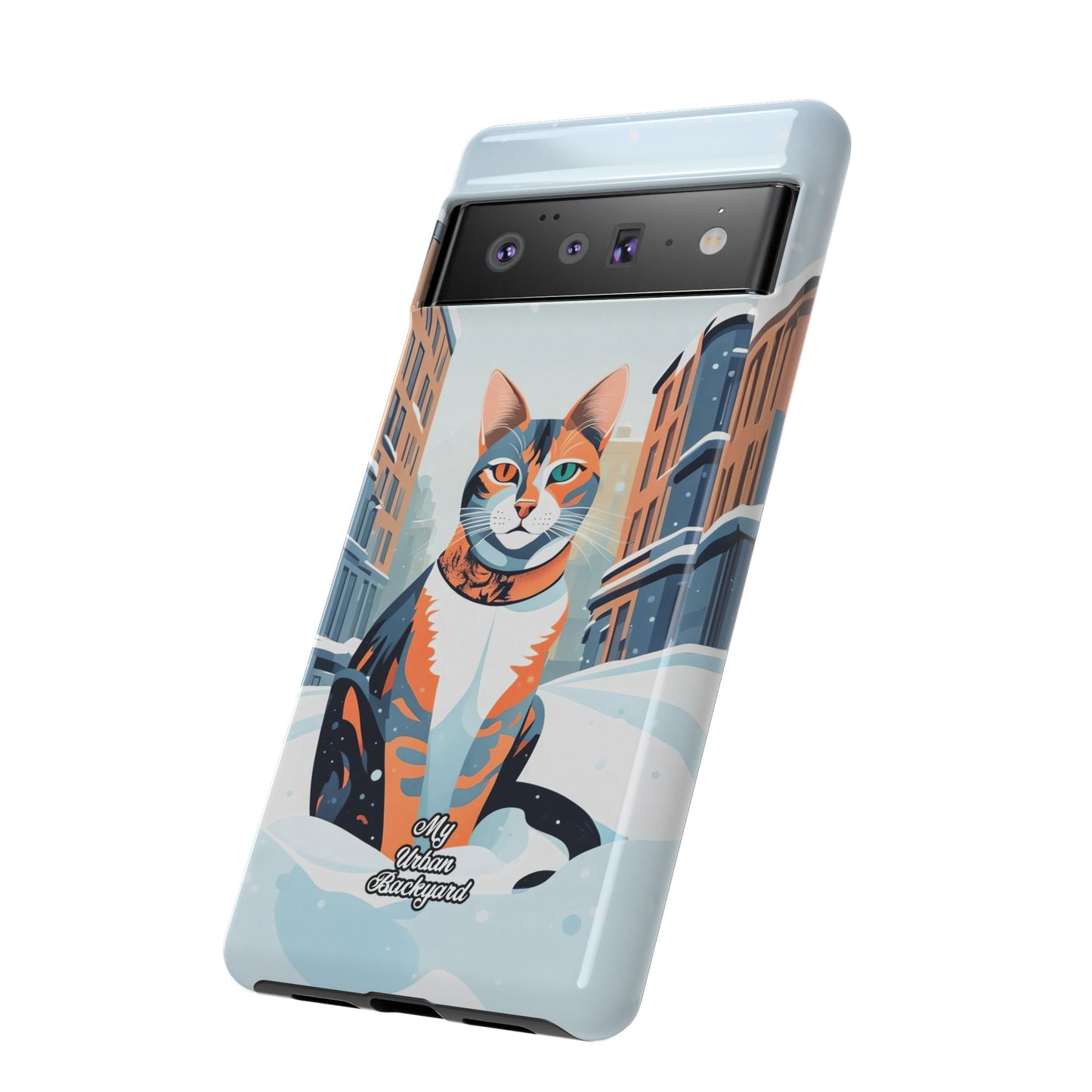 Claws Pawson in the Snow, Cell Phone Case - Apple, Samsung, or Google Pixel