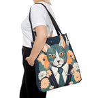 Simon Whiskerford, Cat Tote Bag with Cotton Handles For Everyday Use, 3 Sizes
