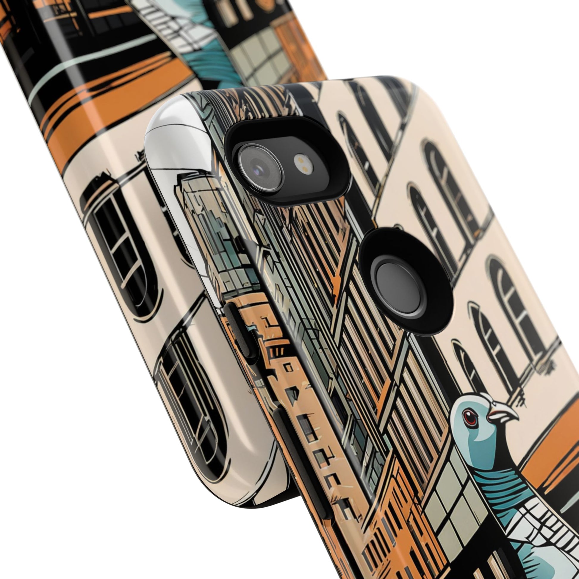 Pigeon on a City Street, Cell Phone Case - Apple, Samsung, Google Pixel