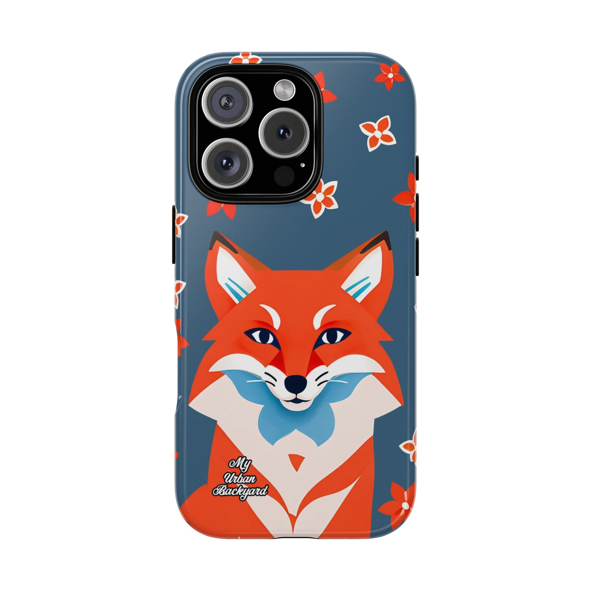 Fox with Flowers, Cell Phone Case - Apple, Samsung, Google Pixel