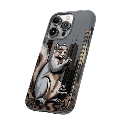 Urban Gray Squirrel, Cell Phone Case - Apple, Samsung, or Google Pixel