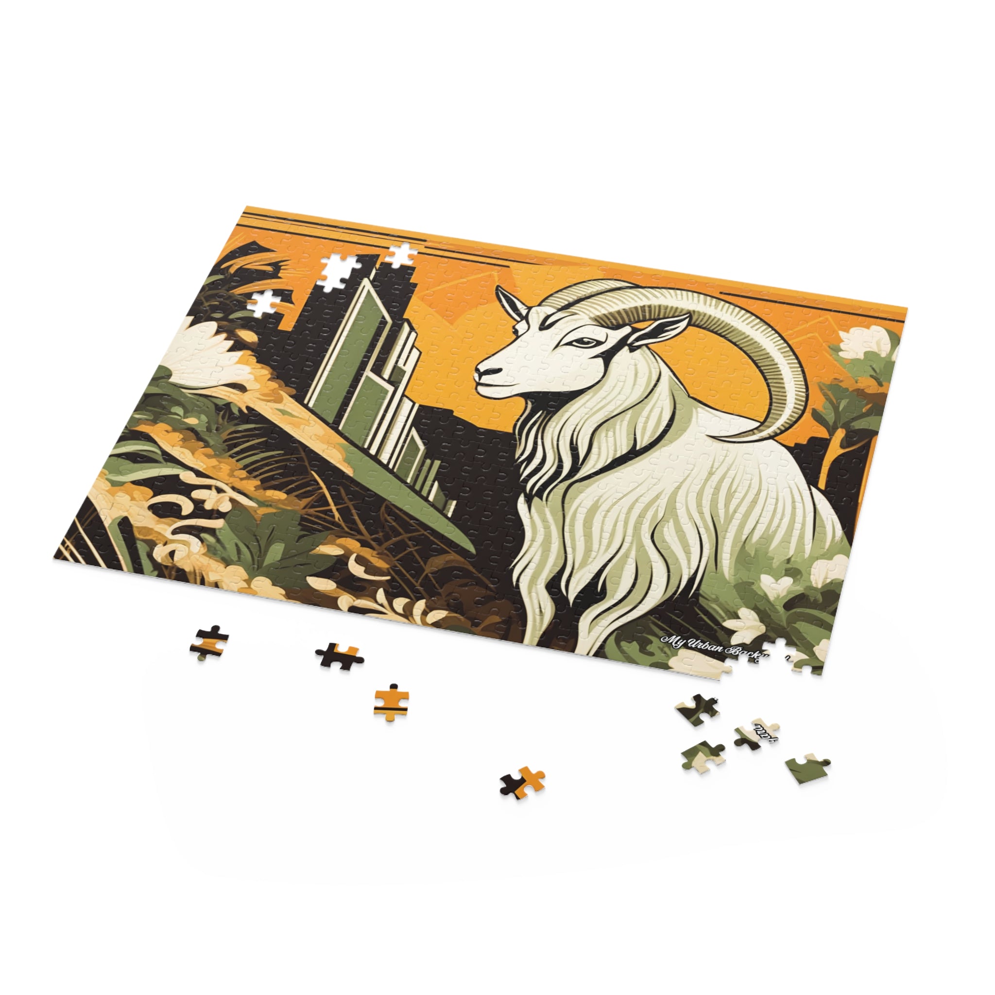 Urban Goat, Jigsaw Puzzle, (120, 252, or 500-Piece)