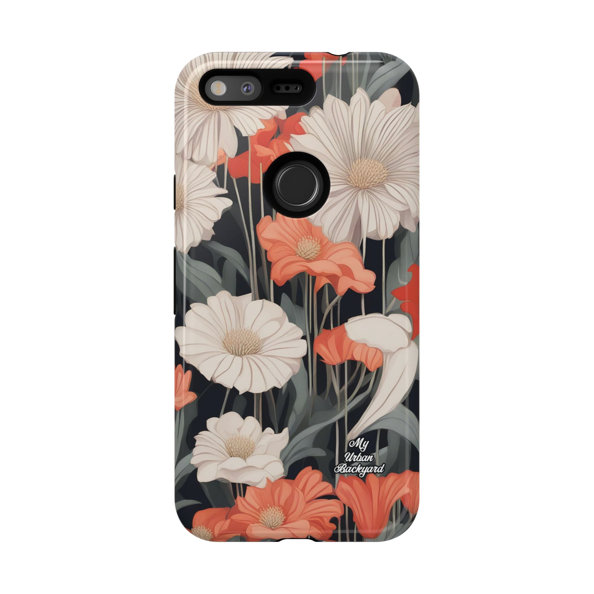 Art Deco Flowers, Cell Phone Case - Apple, Samsung, Google Pixel