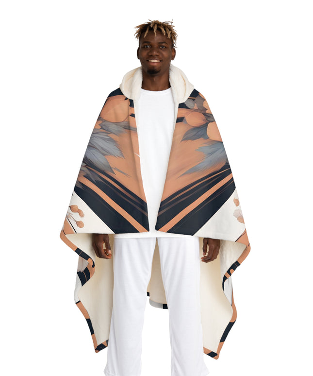 Urban Coyote, Cozy Hooded Sherpa Fleece Blanket