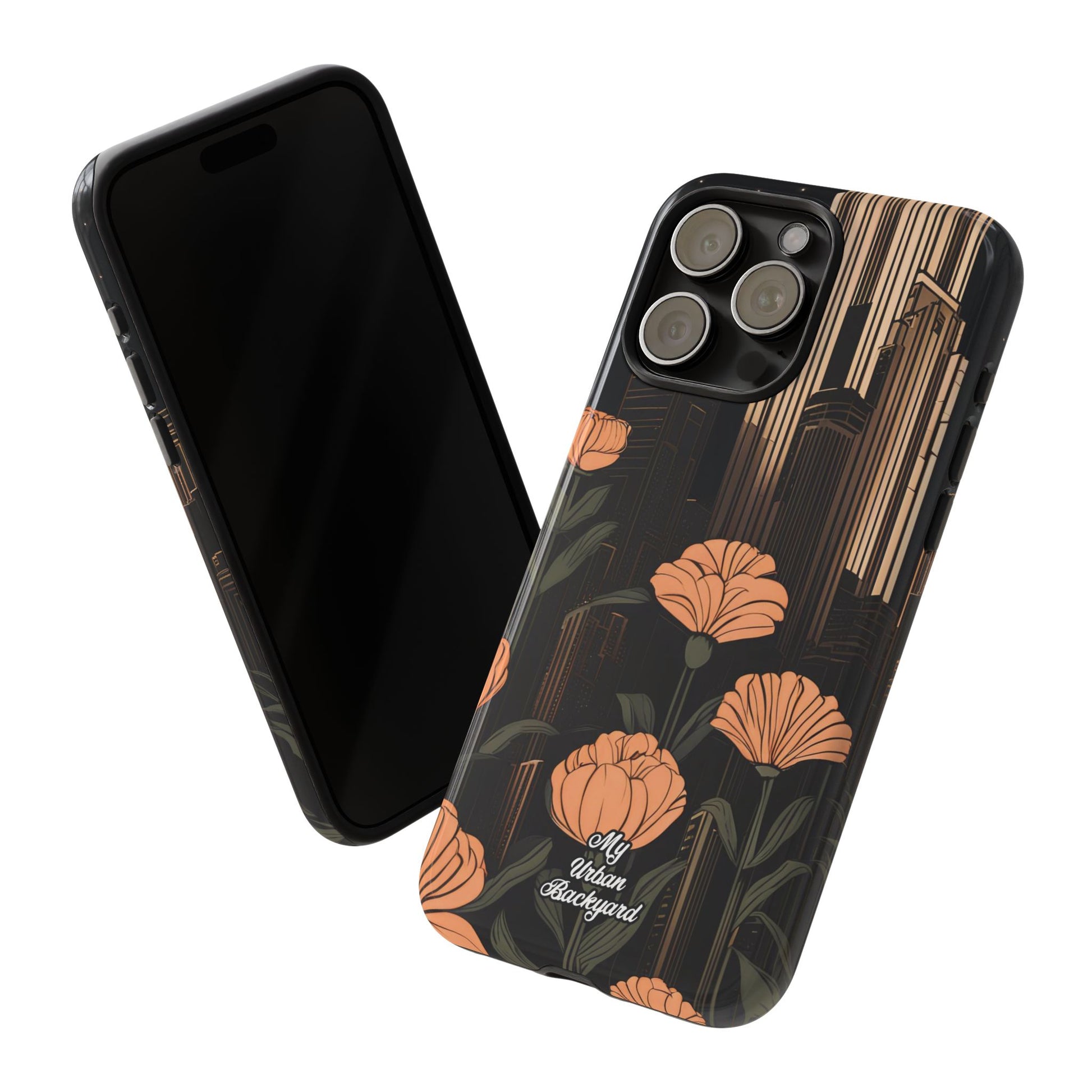 Urban Evening with Flowers, Cell Phone Case - Apple iPhone, Samsung Galaxy, Google Pixel