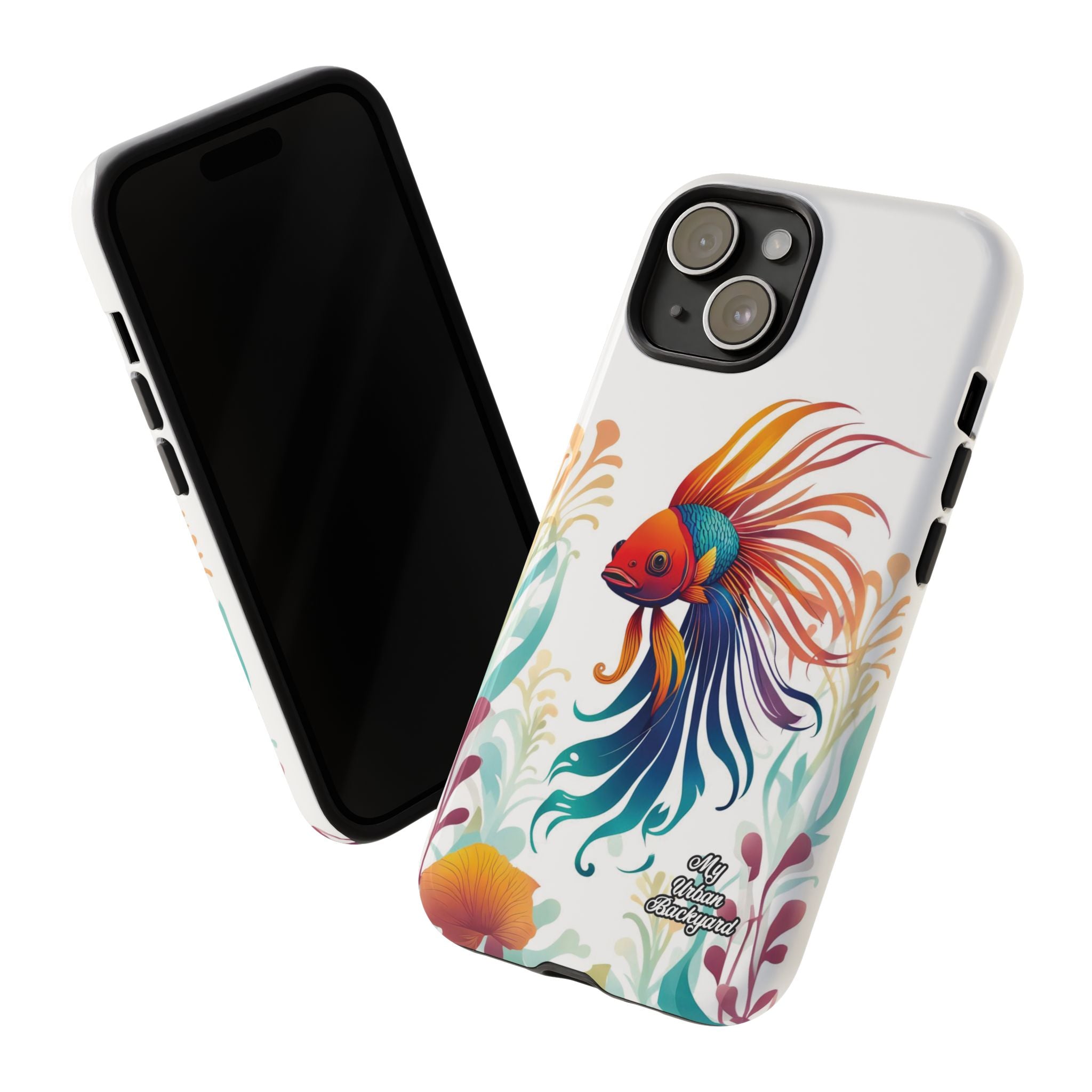 Colorful Betta Fish, Cell Phone Case - Apple, Samsung or Google Pixel