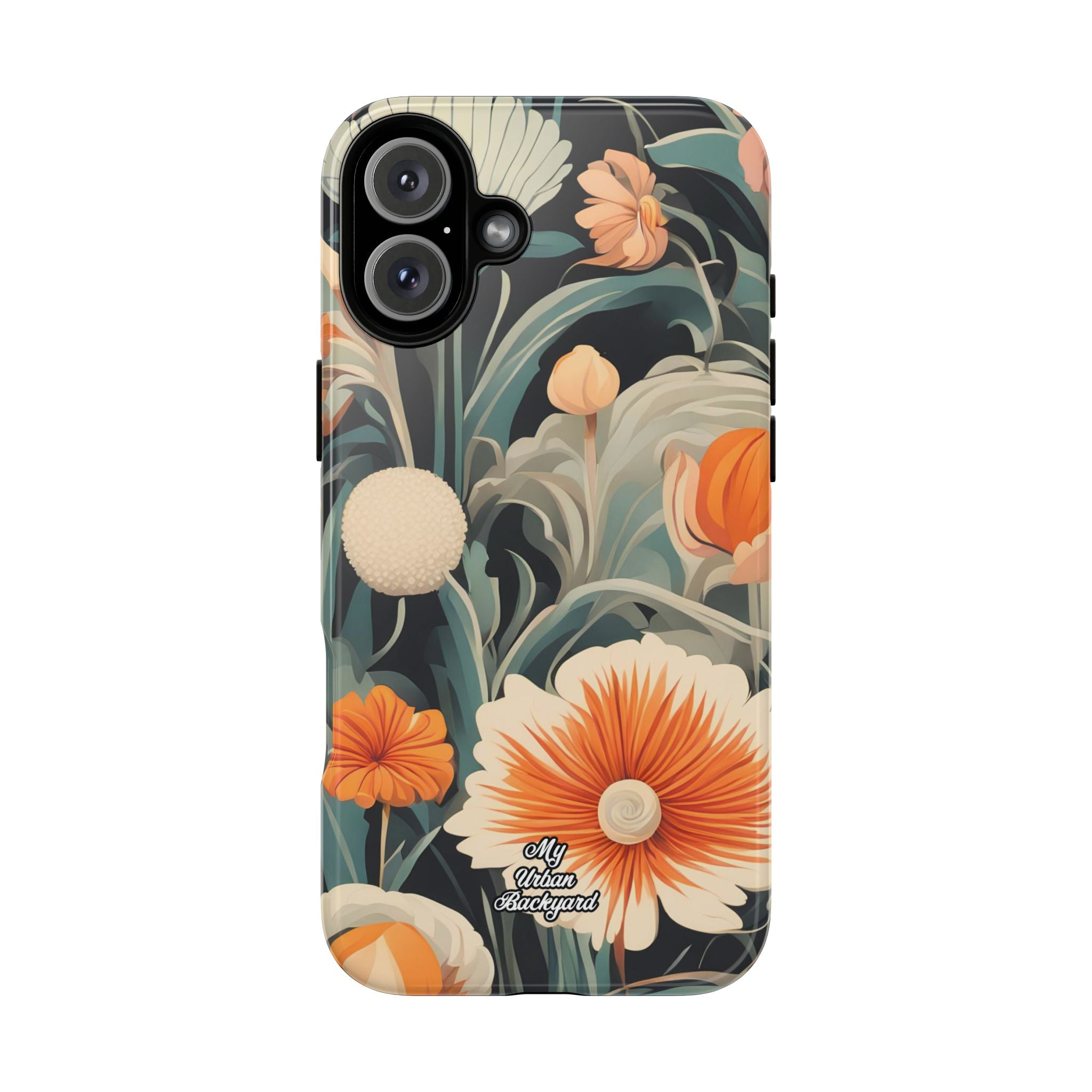 Orange and White Flowers, Cell Phone Case - Apple, Samsung, Google Pixel