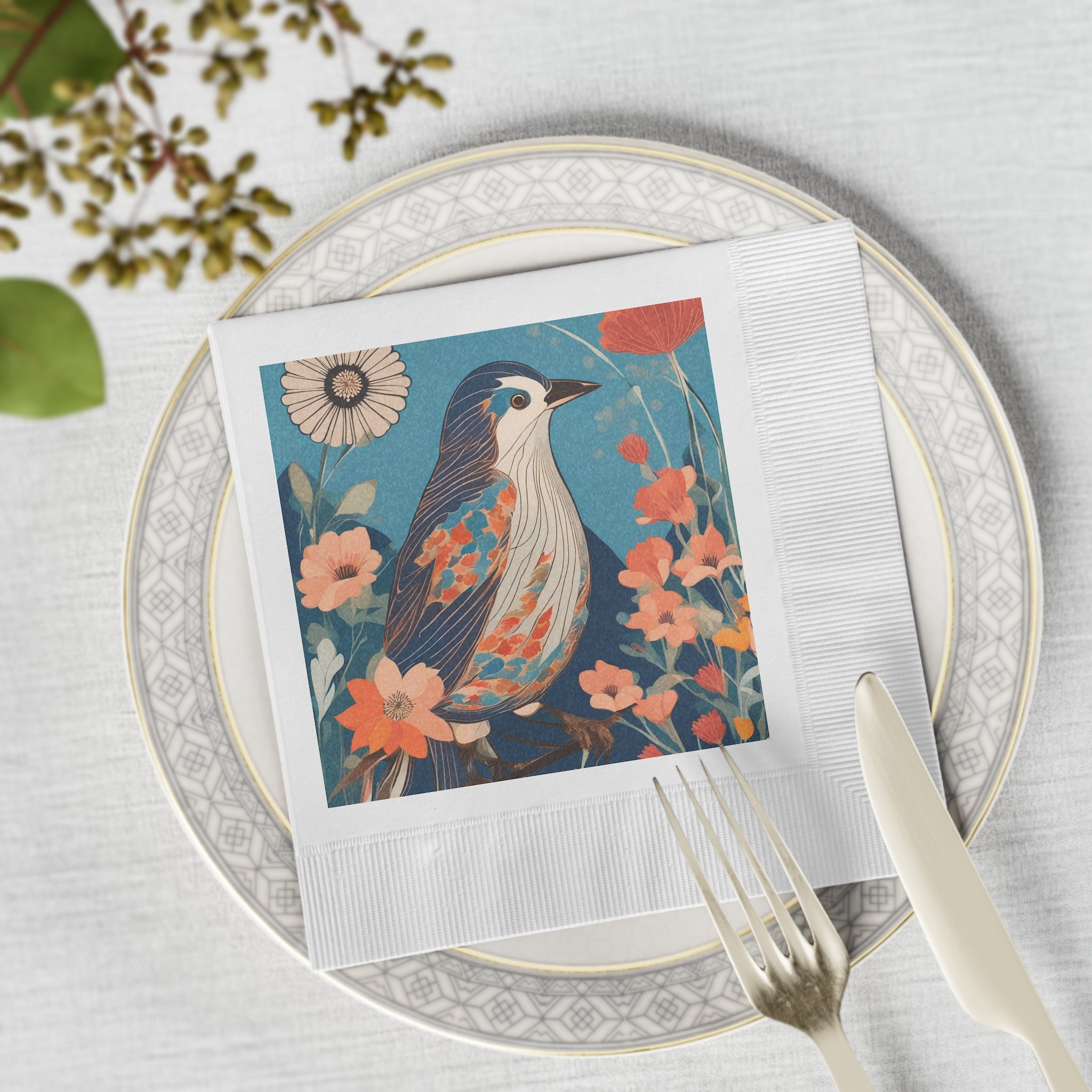 Colorful Bird Napkins