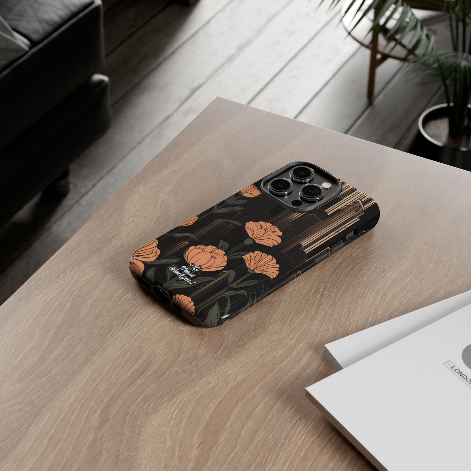 Urban Evening with Flowers, Cell Phone Case - Apple iPhone, Samsung Galaxy, Google Pixel