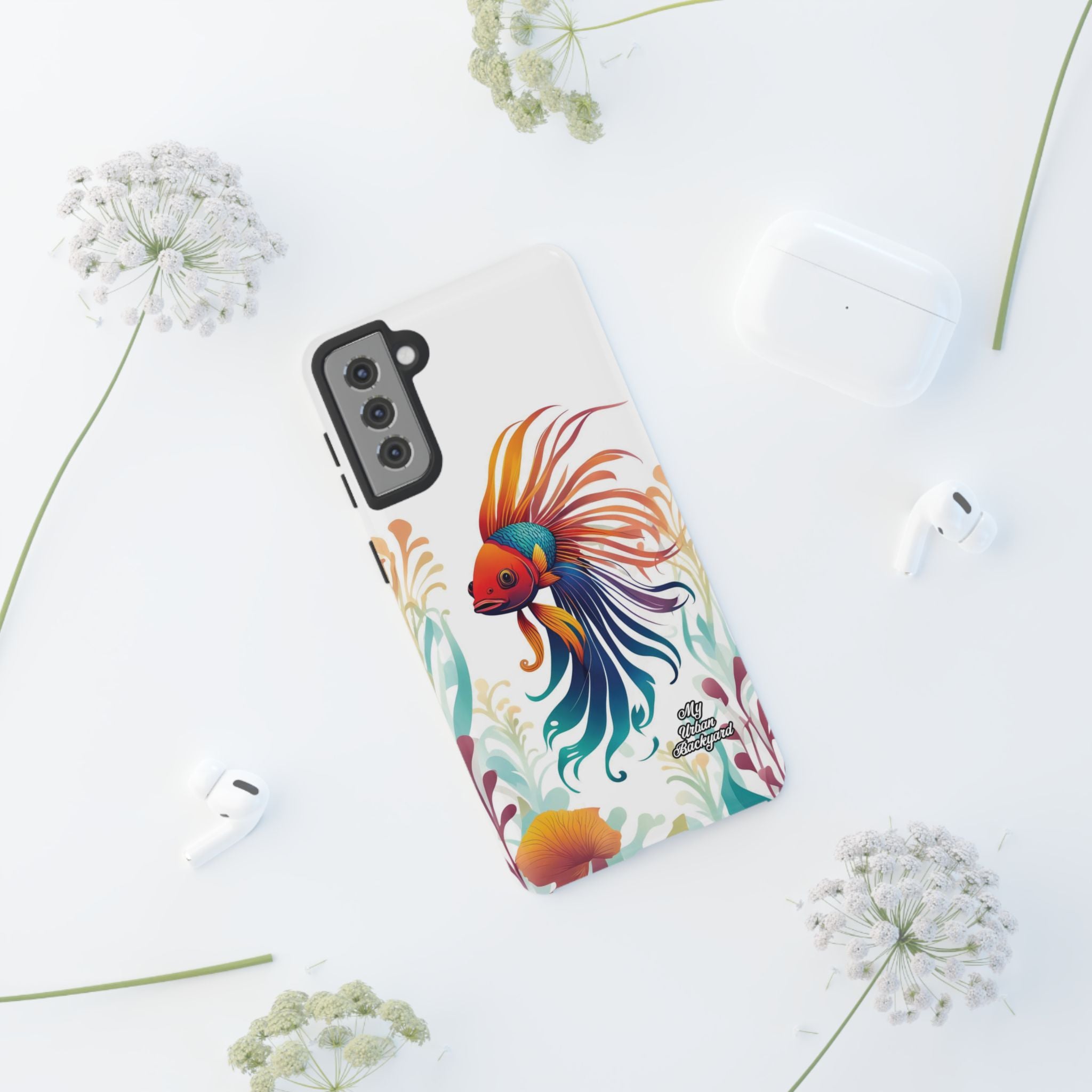 Colorful Betta Fish, Cell Phone Case - Apple, Samsung or Google Pixel