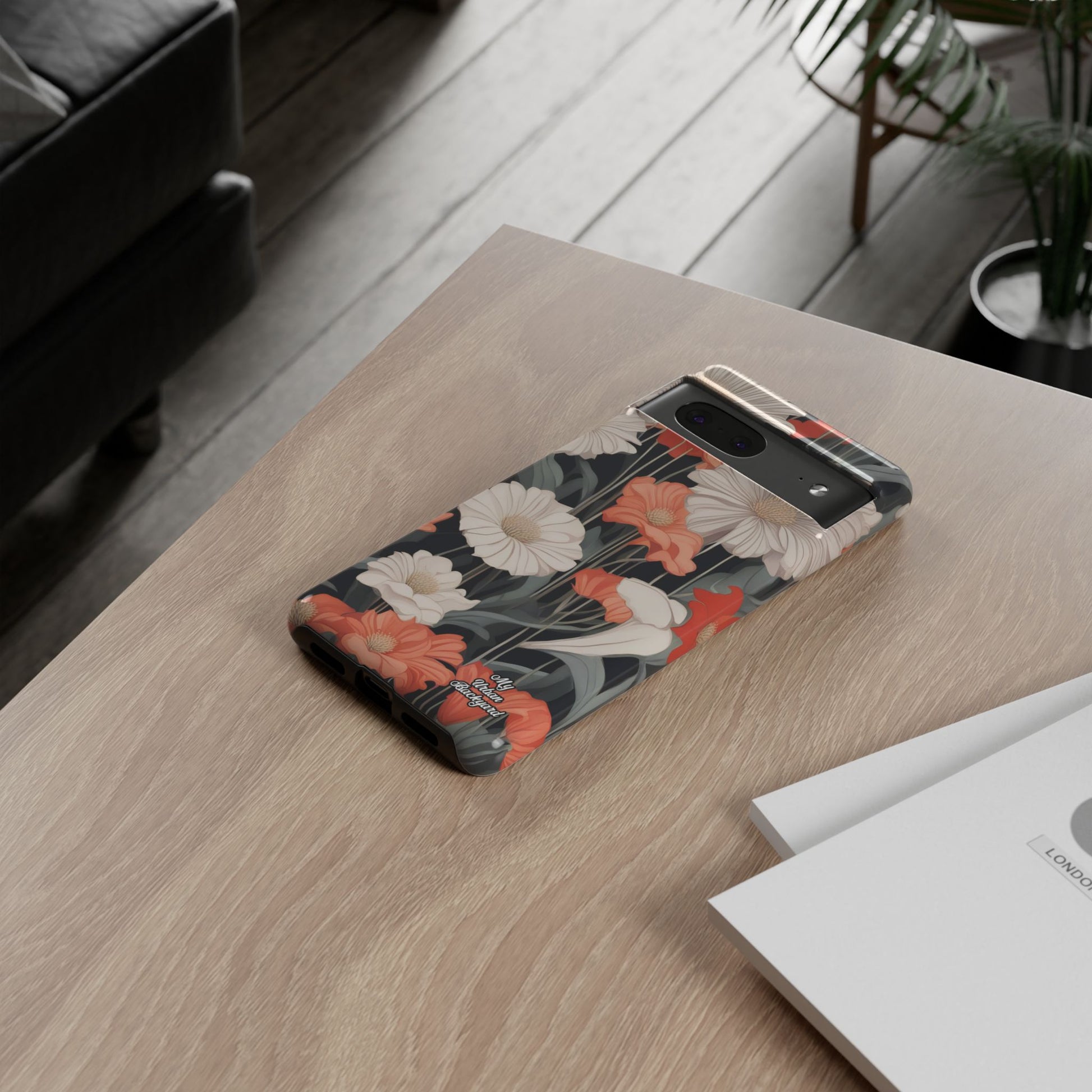 Art Deco Flowers, Cell Phone Case - Apple, Samsung, Google Pixel
