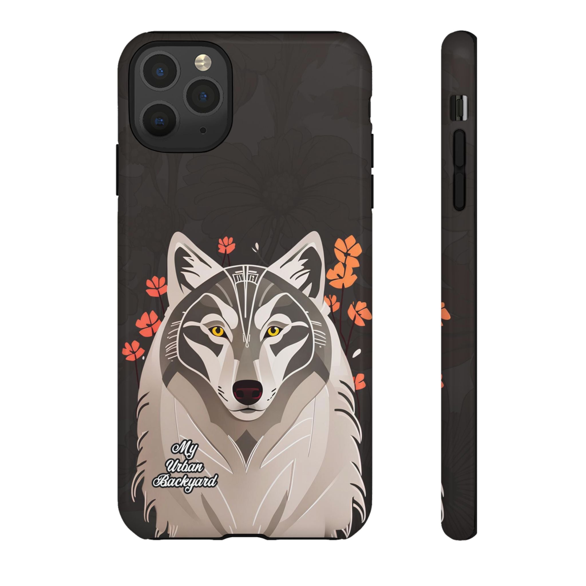Art Deco Wolf, Cell Phone Case - Apple, Samsung, Google Pixel