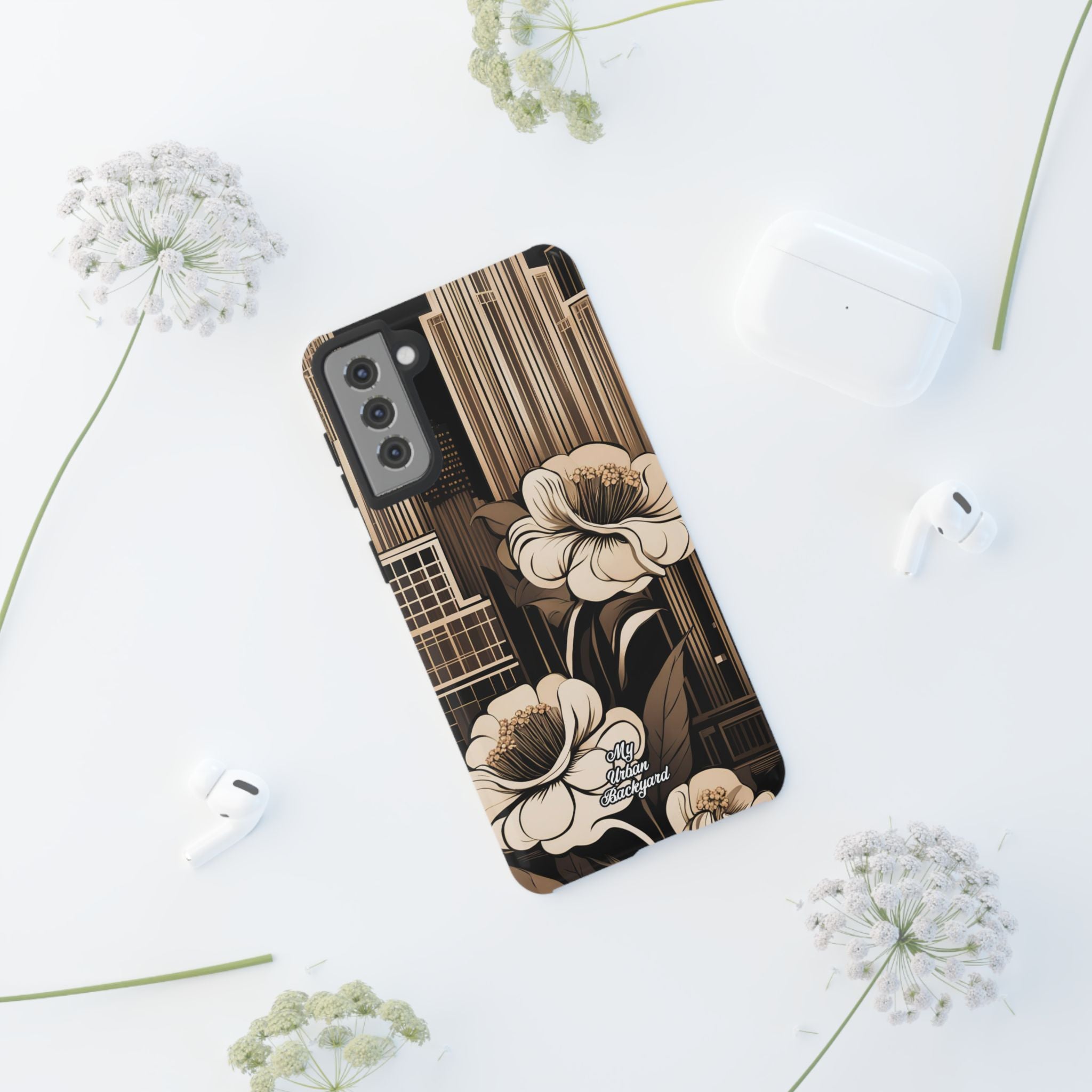 City Flowers, Cell Phone Case - Apple, Samsung, Google Pixel