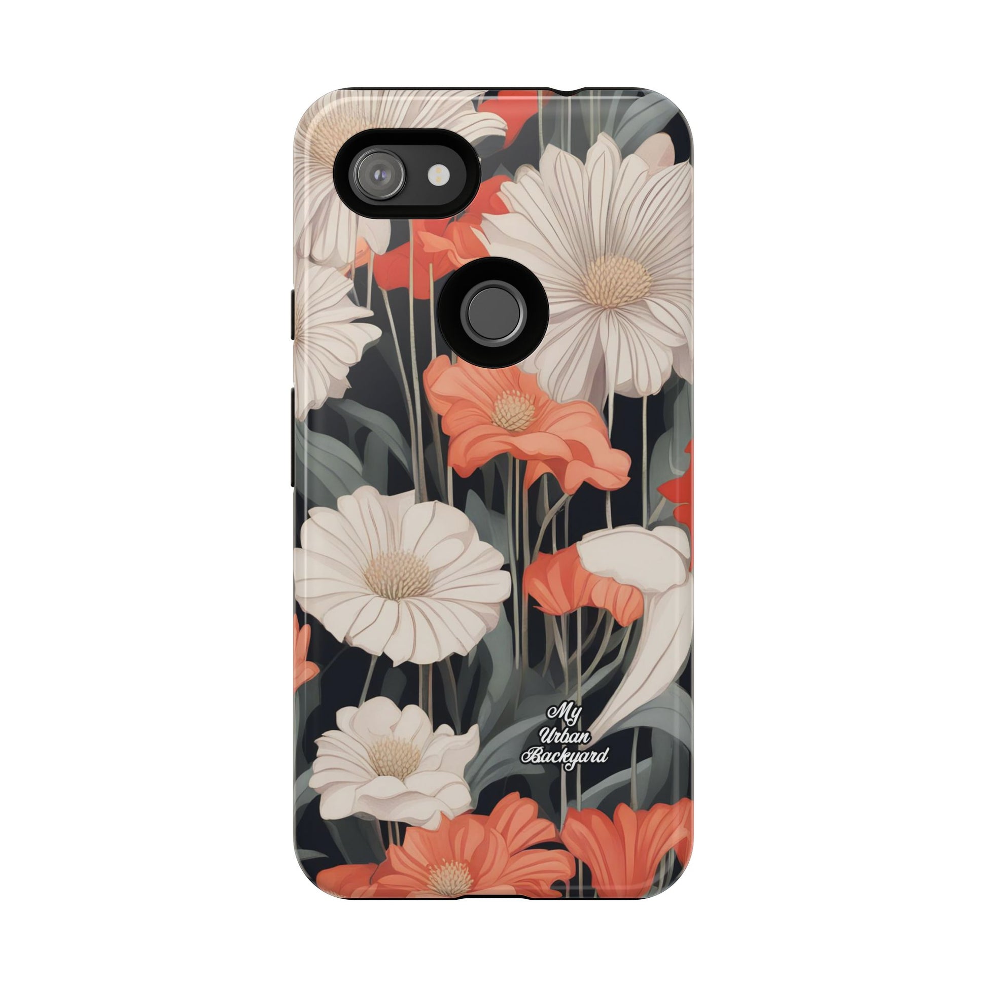 Art Deco Flowers, Cell Phone Case - Apple, Samsung, Google Pixel