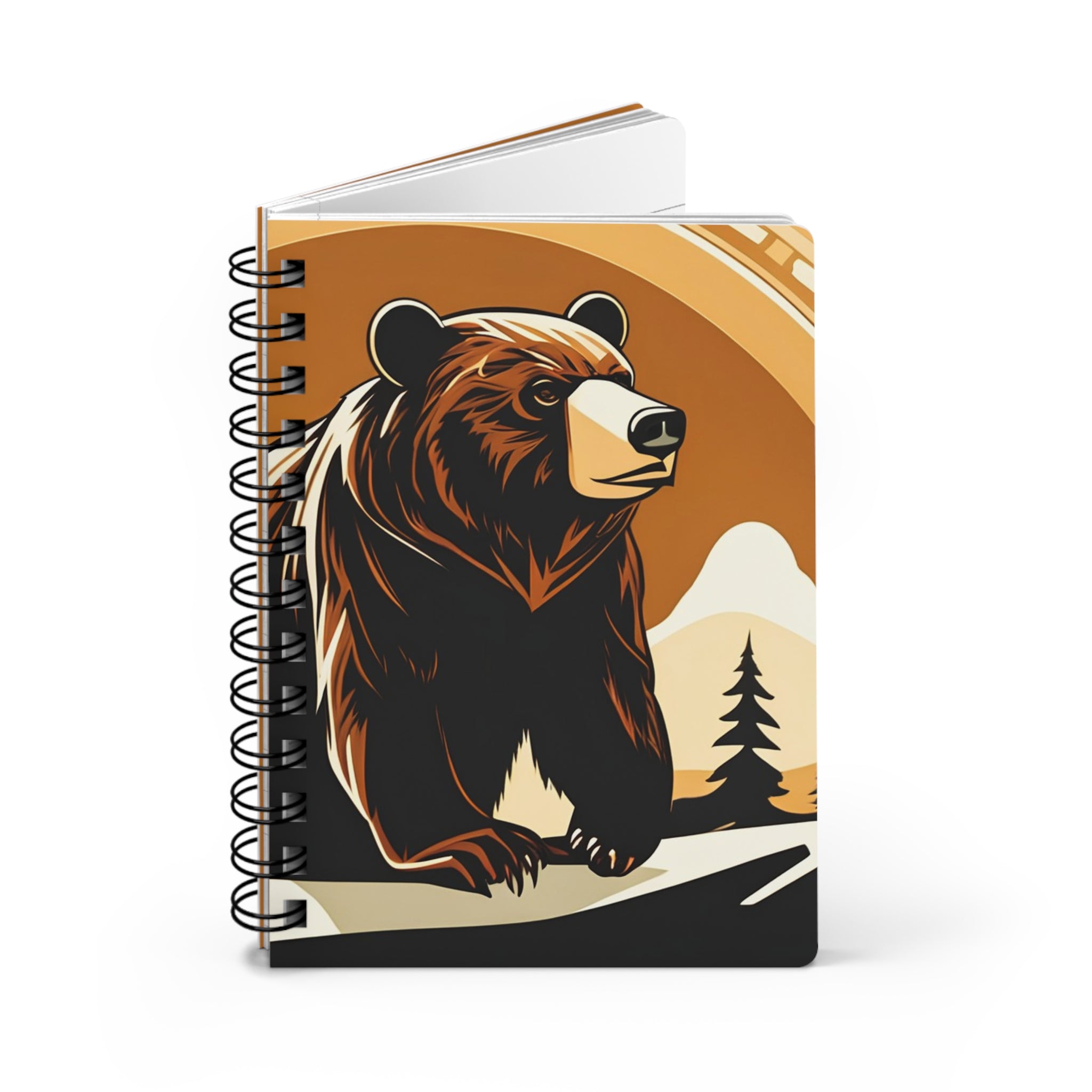Bear Adventure Spiral Journal