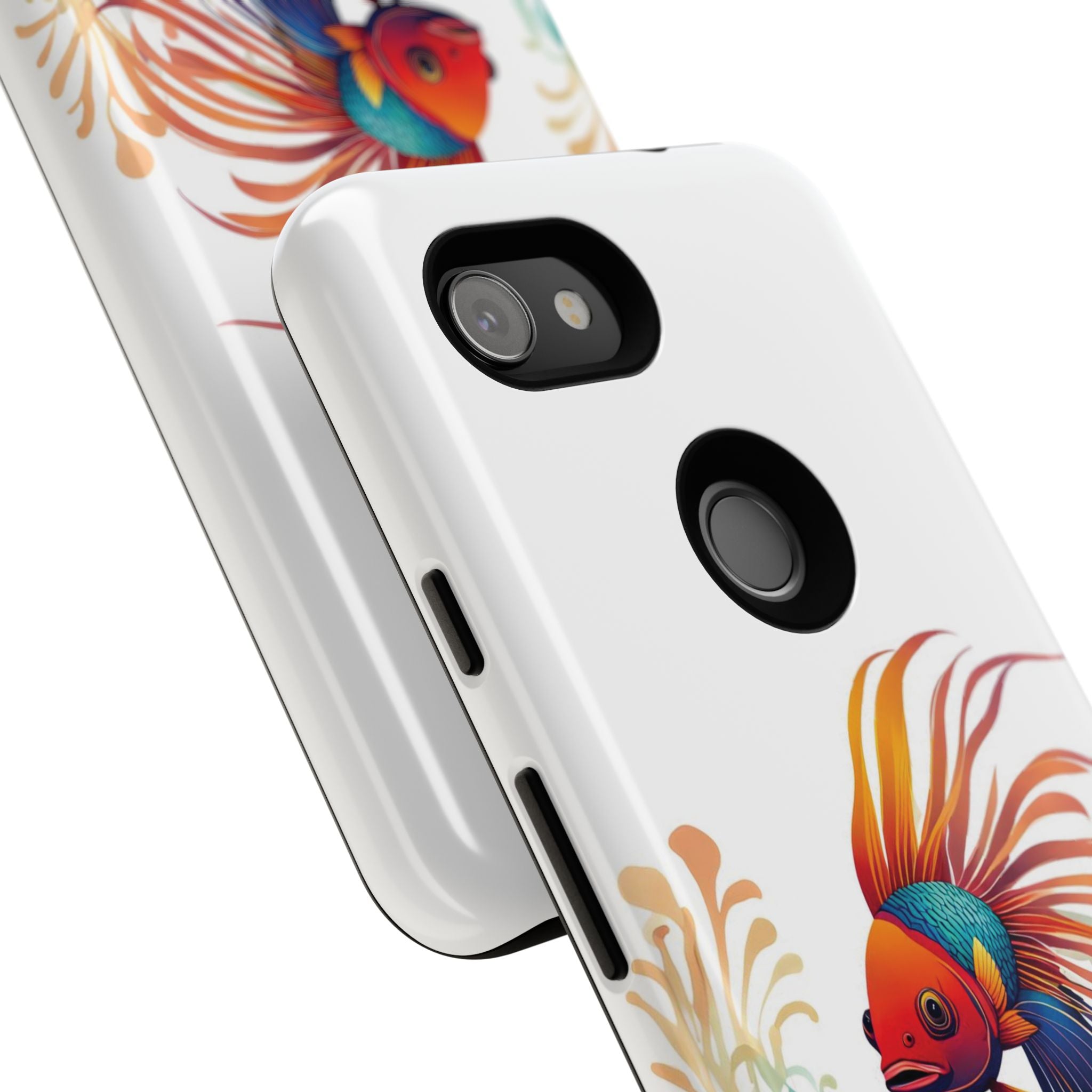 Colorful Betta Fish, Cell Phone Case - Apple, Samsung or Google Pixel