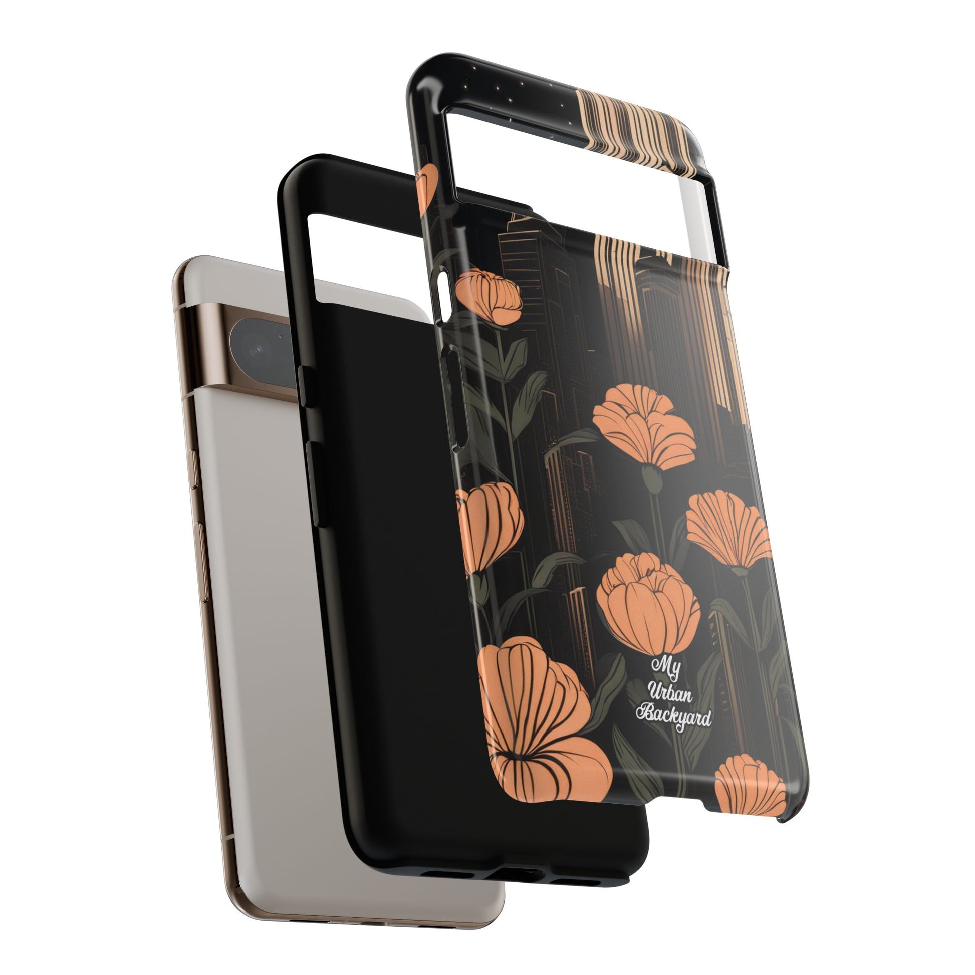 Urban Evening with Flowers, Cell Phone Case - Apple iPhone, Samsung Galaxy, Google Pixel