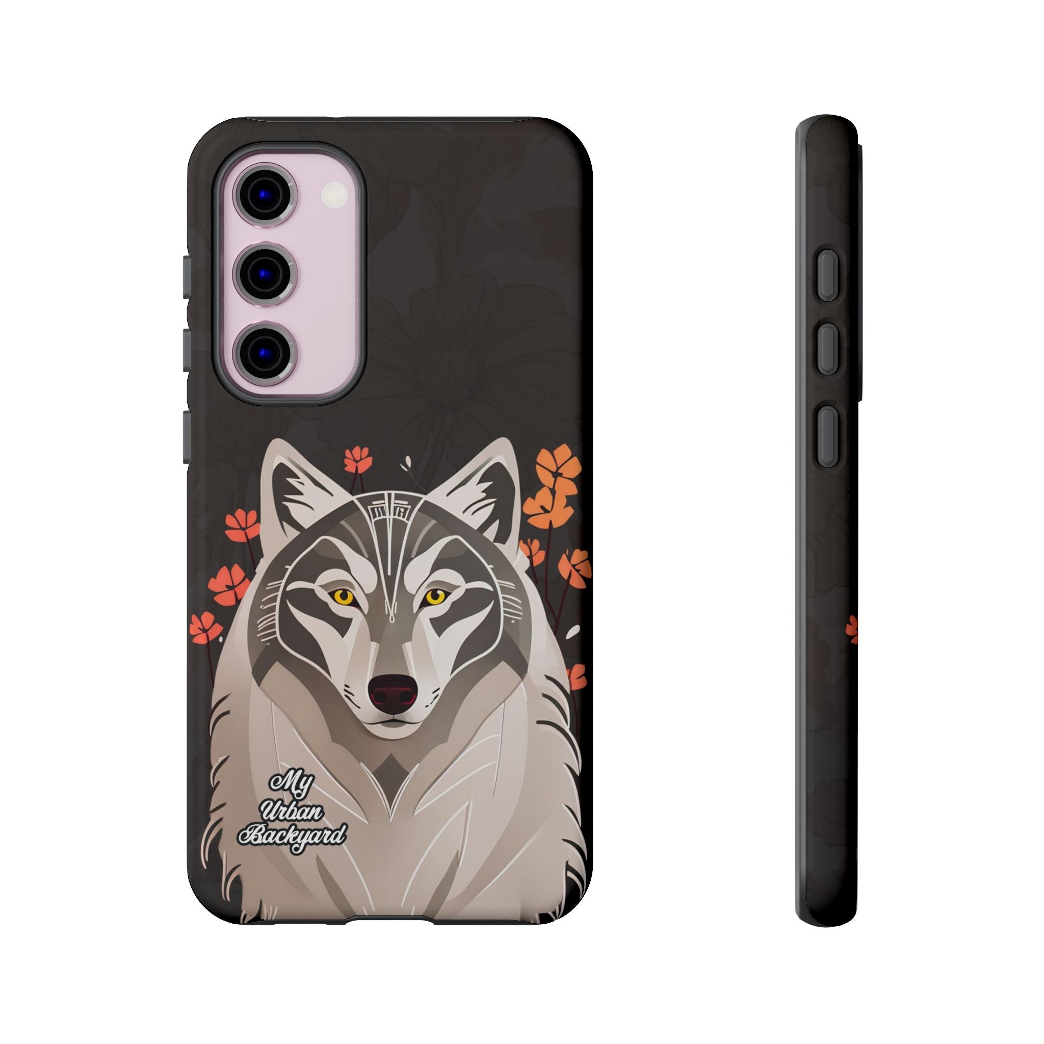 Art Deco Wolf, Cell Phone Case - Apple, Samsung, Google Pixel