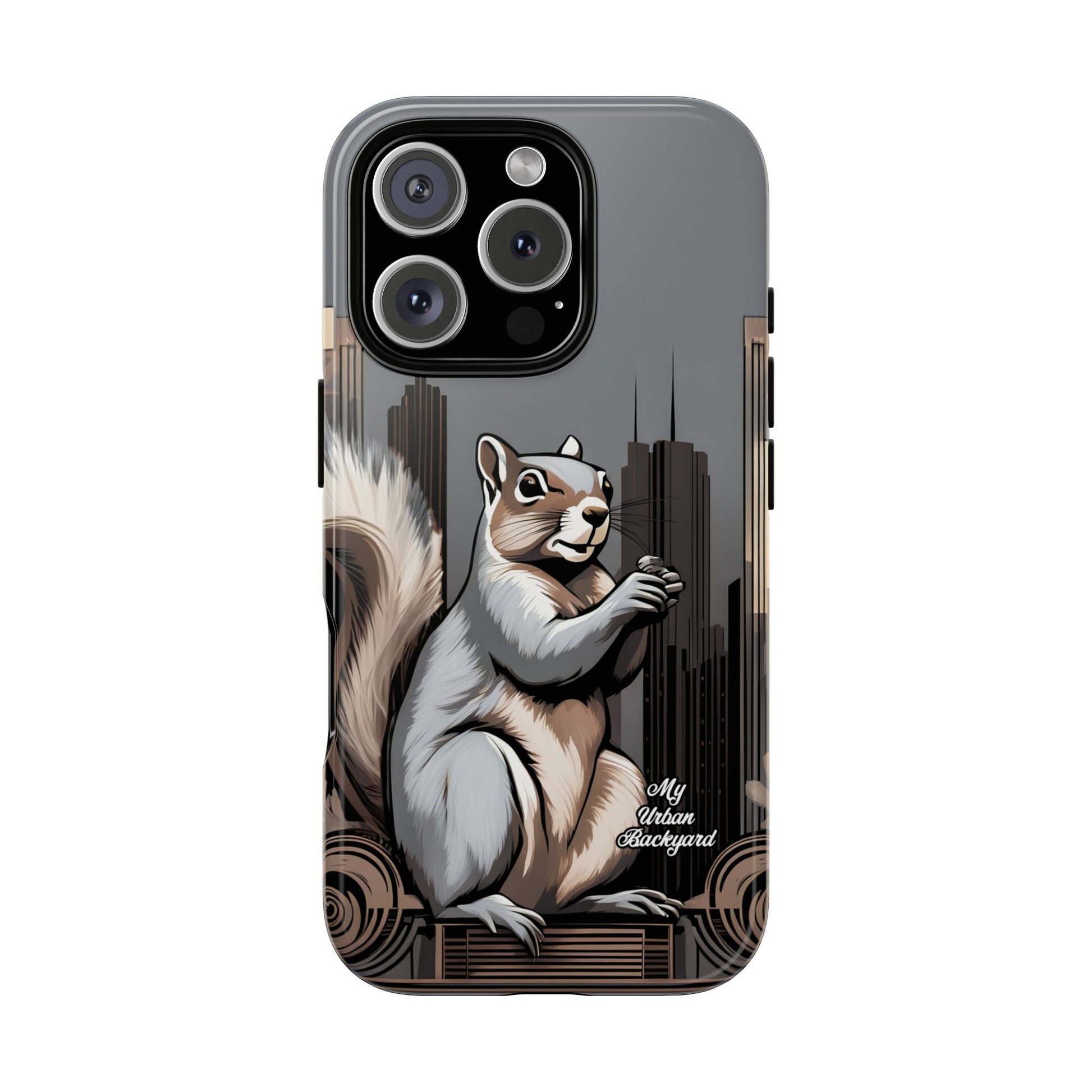 Urban Gray Squirrel, Cell Phone Case - Apple, Samsung, Google Pixel