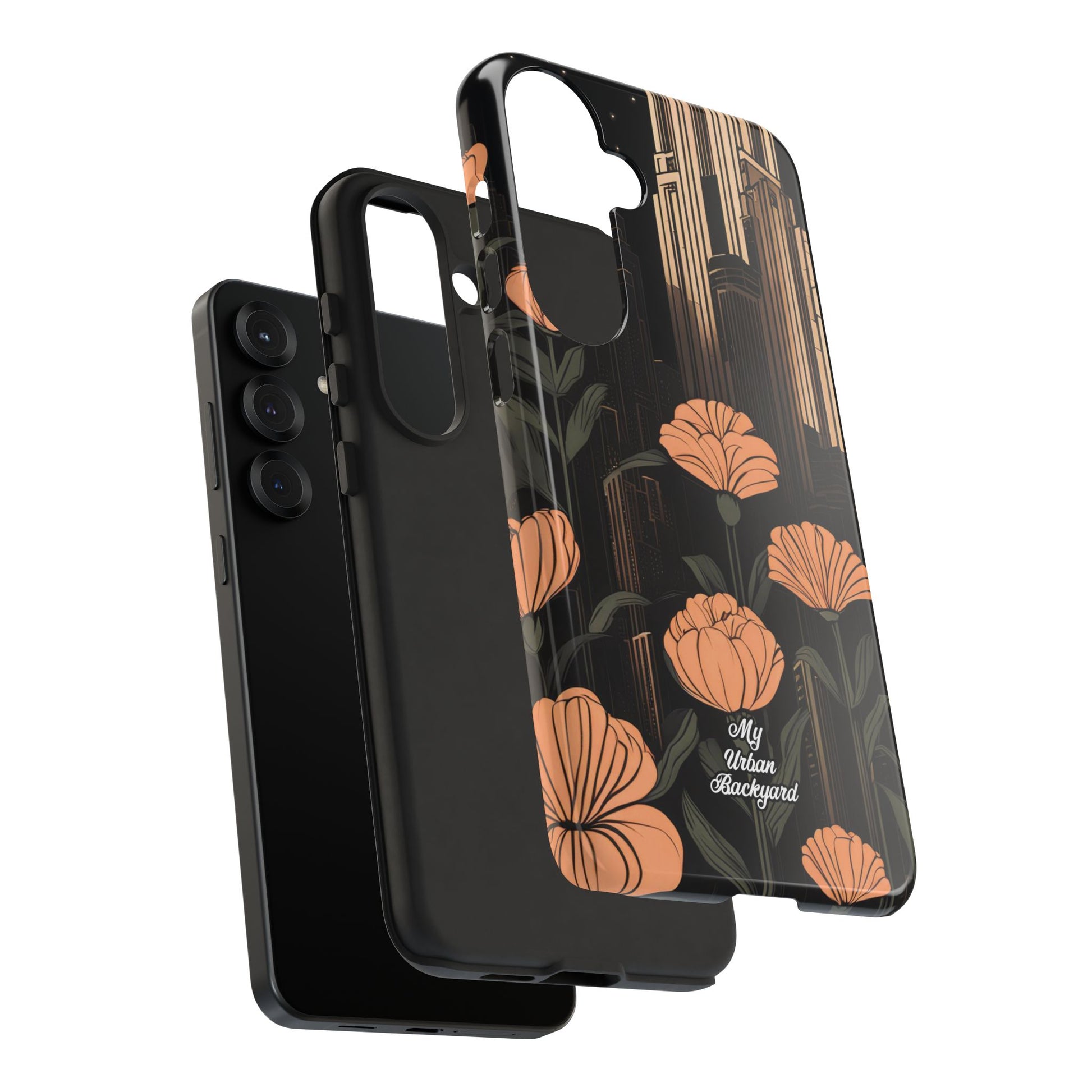 Urban Evening with Flowers, Cell Phone Case - Apple iPhone, Samsung Galaxy, Google Pixel