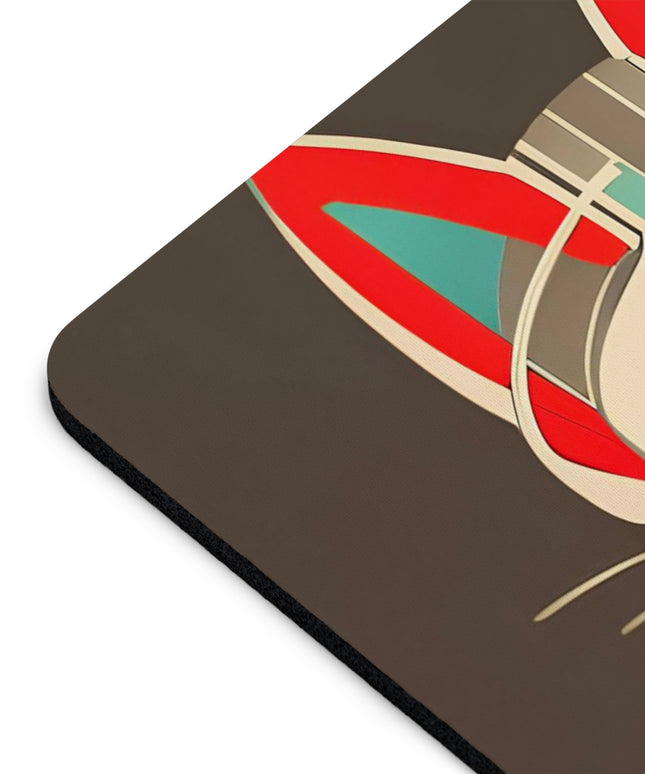Art Deco Cat, Computer Mouse Pad - for Home or Office