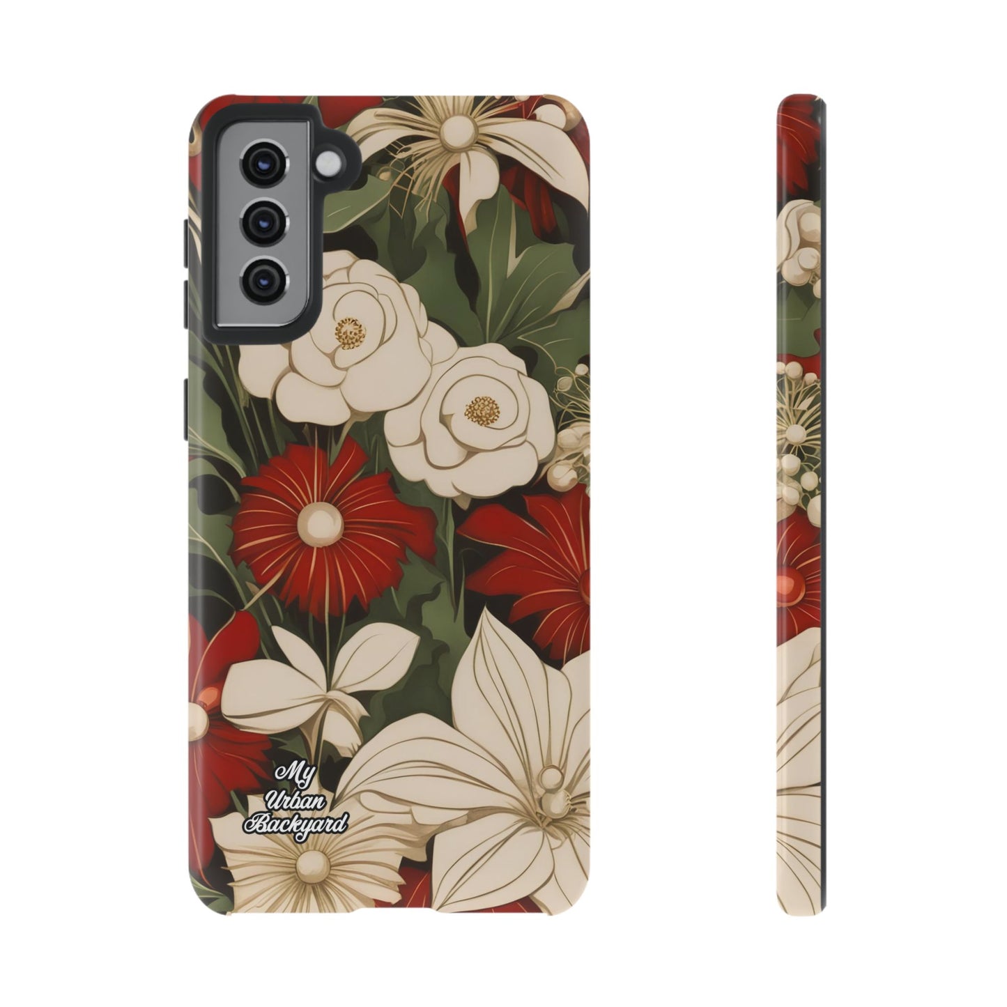 Holiday Flowers, Cell Phone Case - Apple, Samsung or Google Pixel