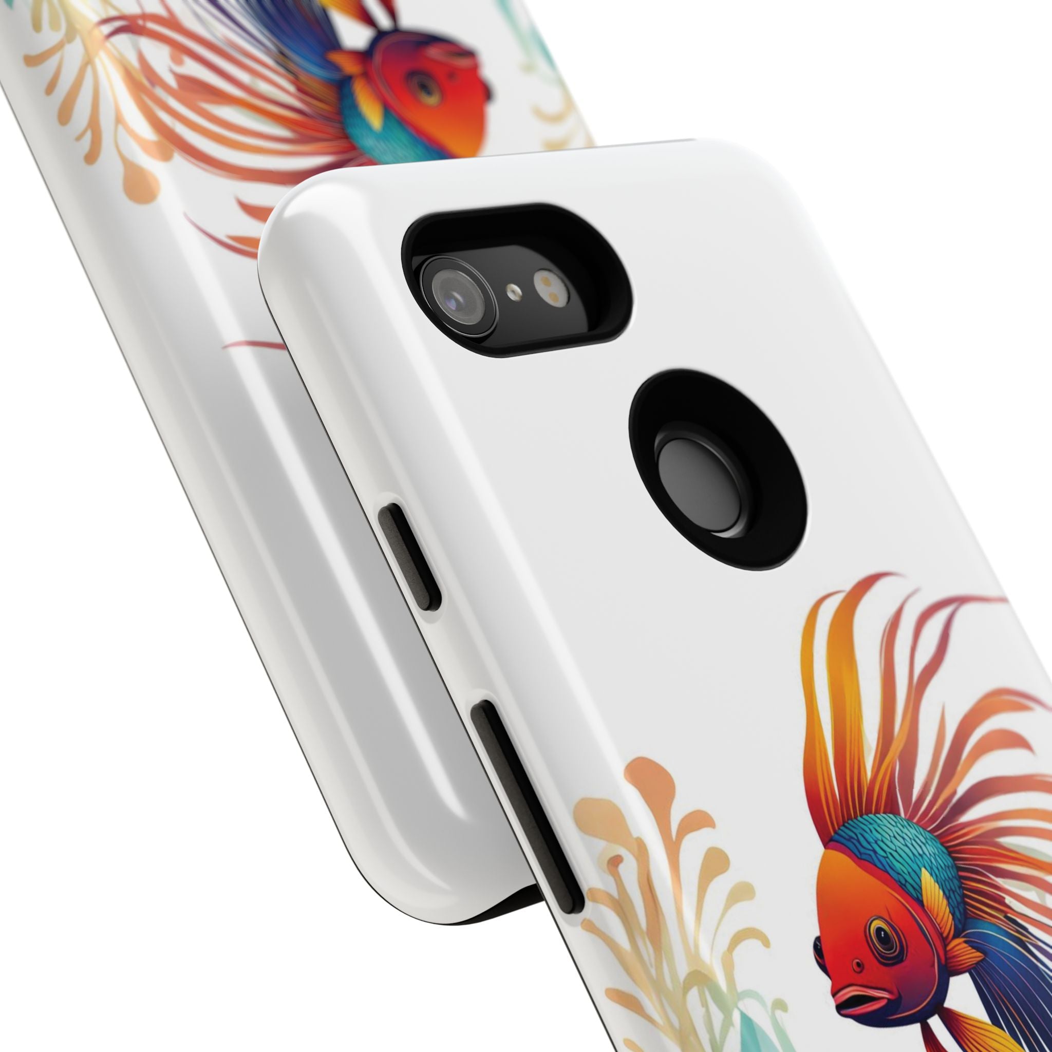 Colorful Betta Fish, Cell Phone Case - Apple, Samsung or Google Pixel