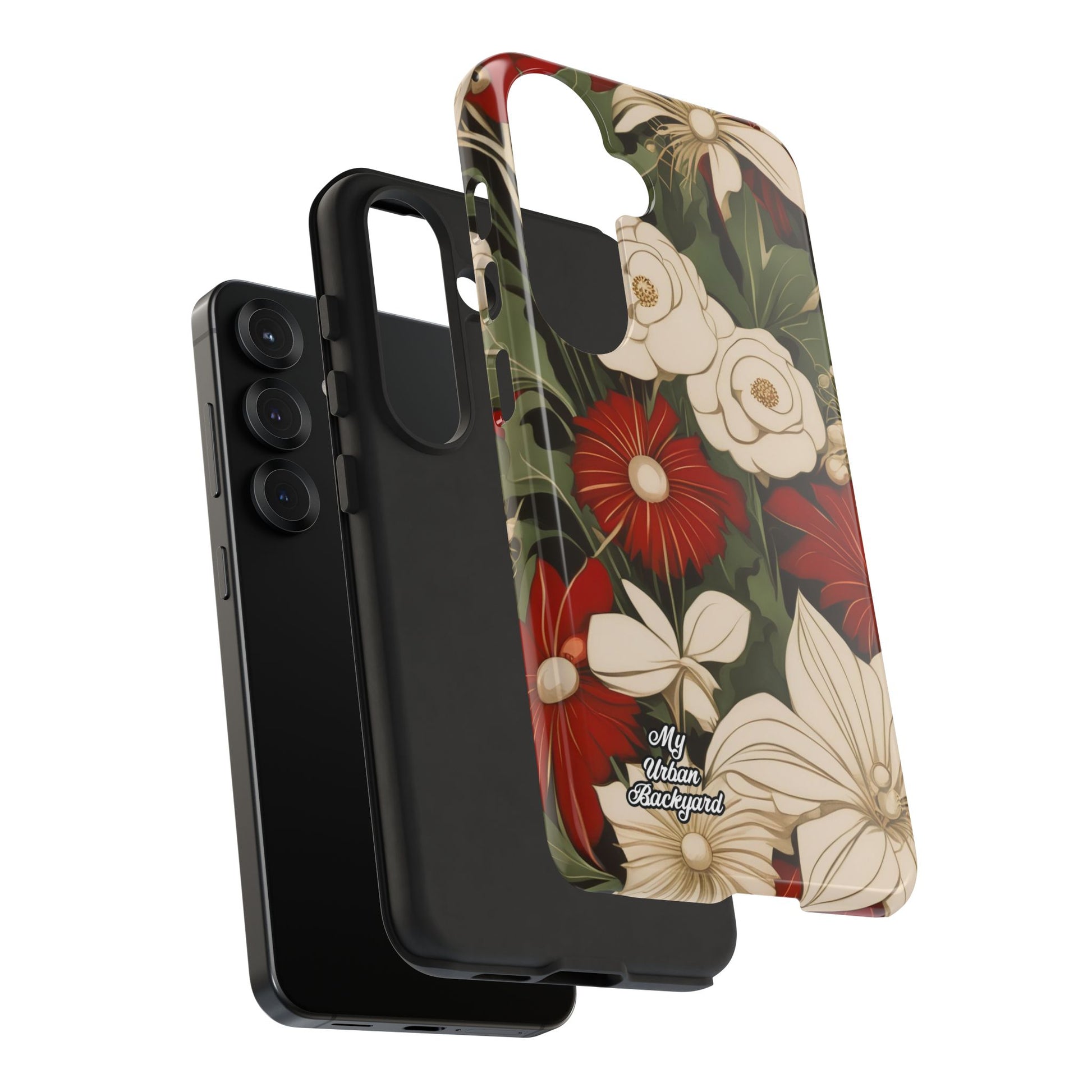 Holiday Flowers, Cell Phone Case - Apple, Samsung, Google Pixel