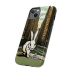 White Rabbit on a City Street, Cell Phone Case - Apple, Samsung, Google Pixel