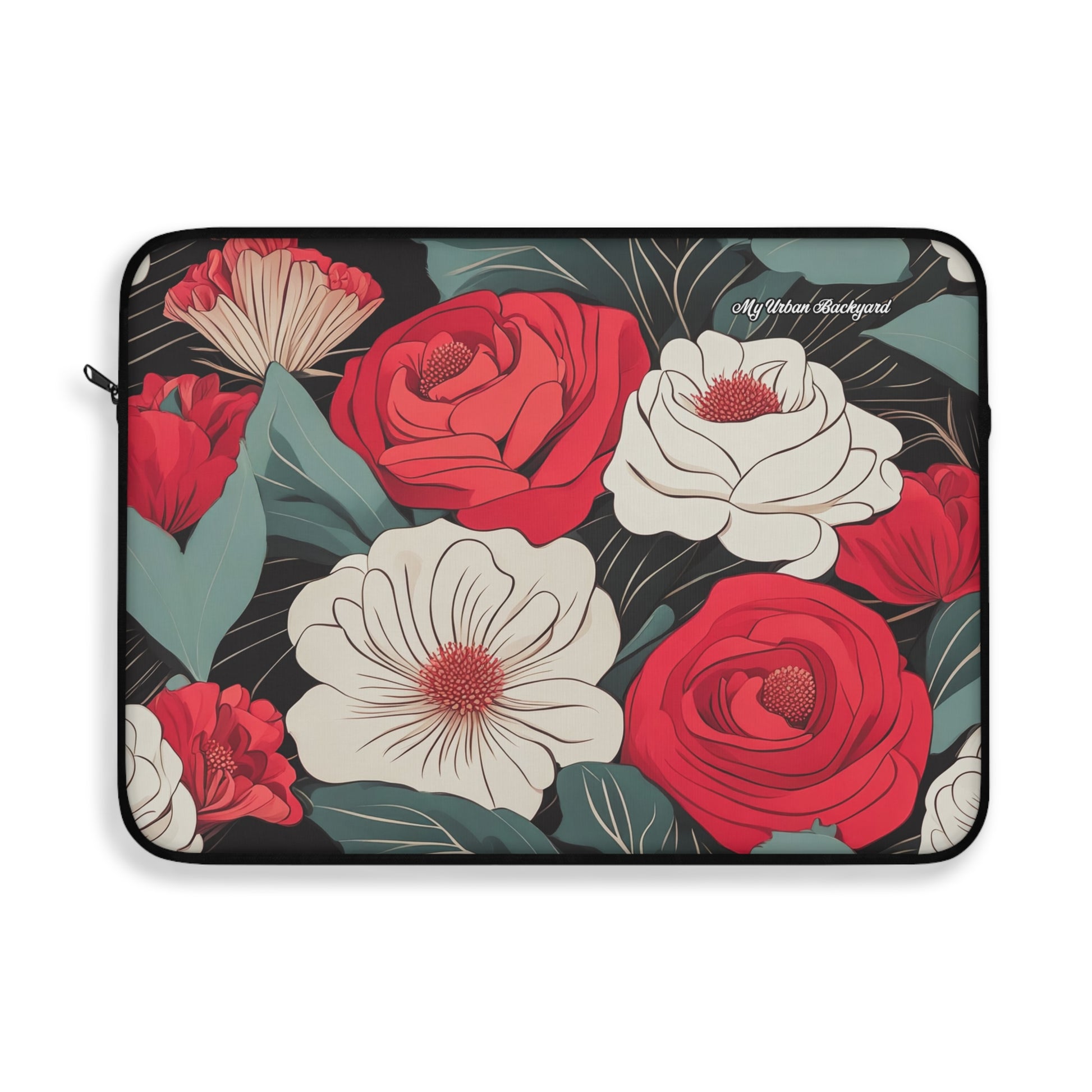 Floral Laptop Sleeve - Stylish Flower Tech Case, Perfect for Students, Office Use, Mother's Day Gift, Laptop Protection