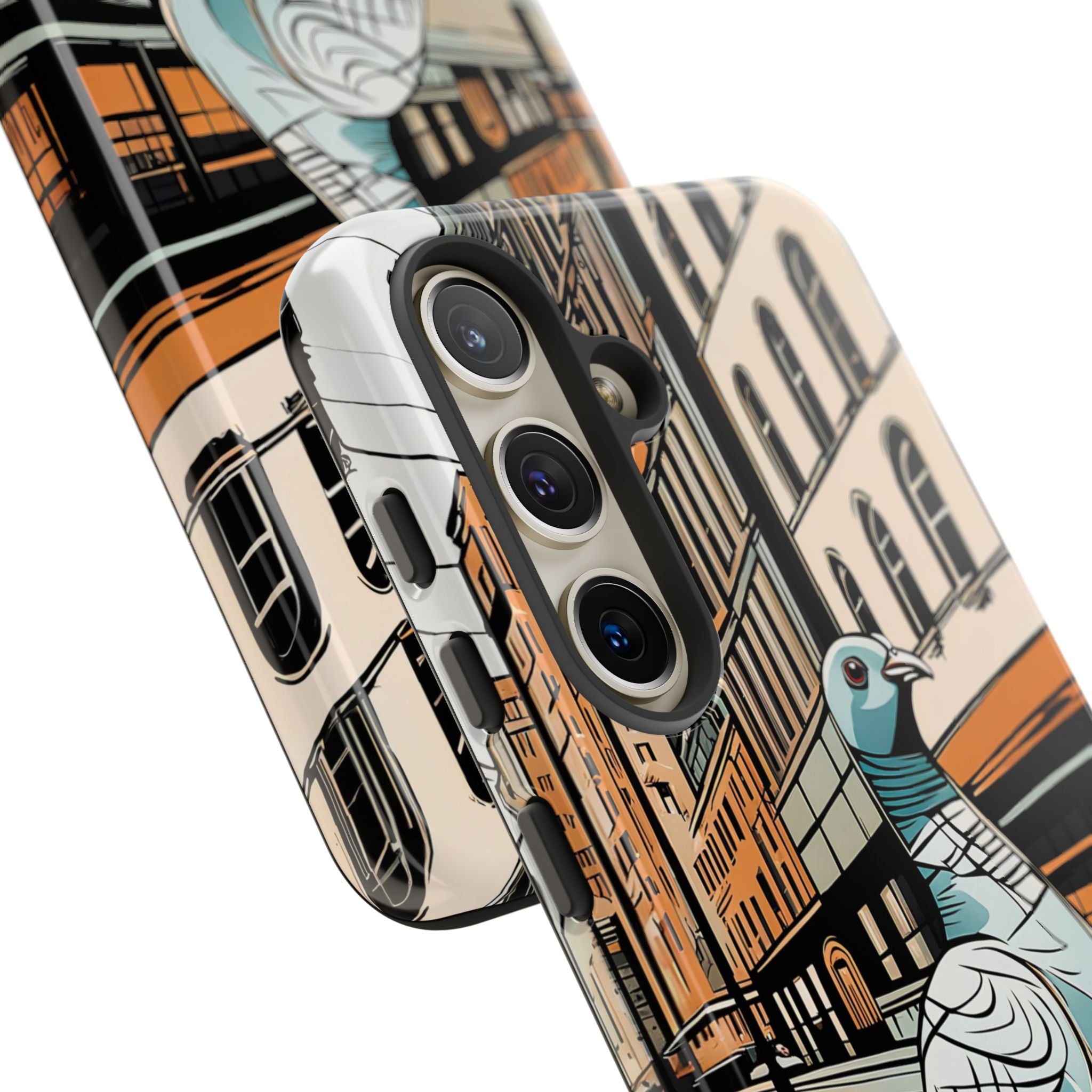 Pigeon on a City Street, Cell Phone Case - Apple, Samsung, Google Pixel