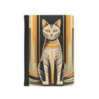 Cat w Orange Stripes Passport Cover