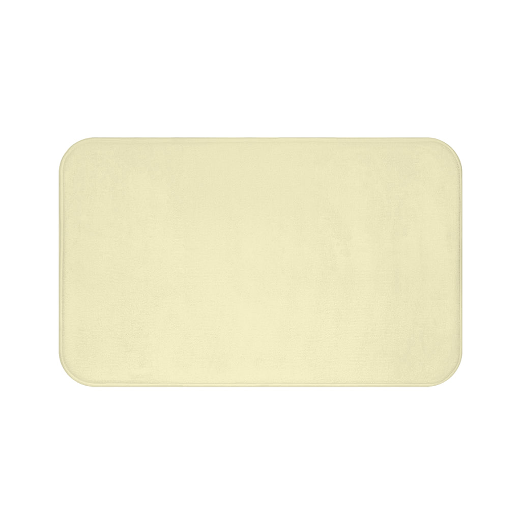 Yellow Memory Foam Bath Mat — Soft Absorbent Bathroom Rug, 2 sizes