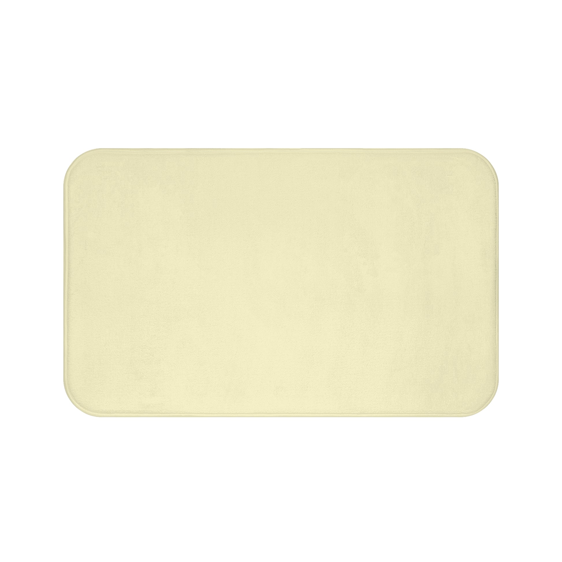 Yellow Memory Foam Bath Mat — Soft Absorbent Bathroom Rug, 2 sizes