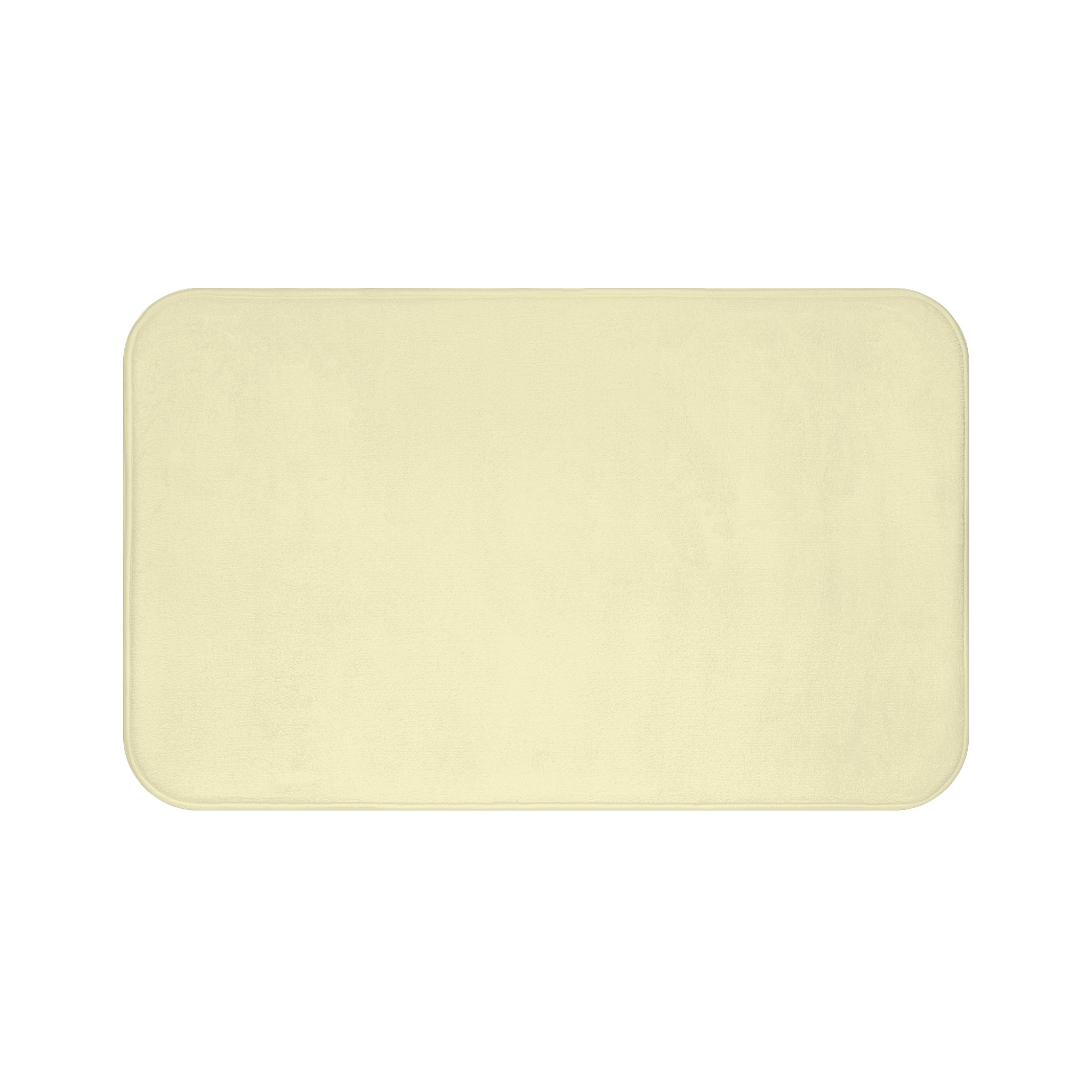 Yellow Memory Foam Bath Mat — Soft Absorbent Bathroom Rug, 2 sizes