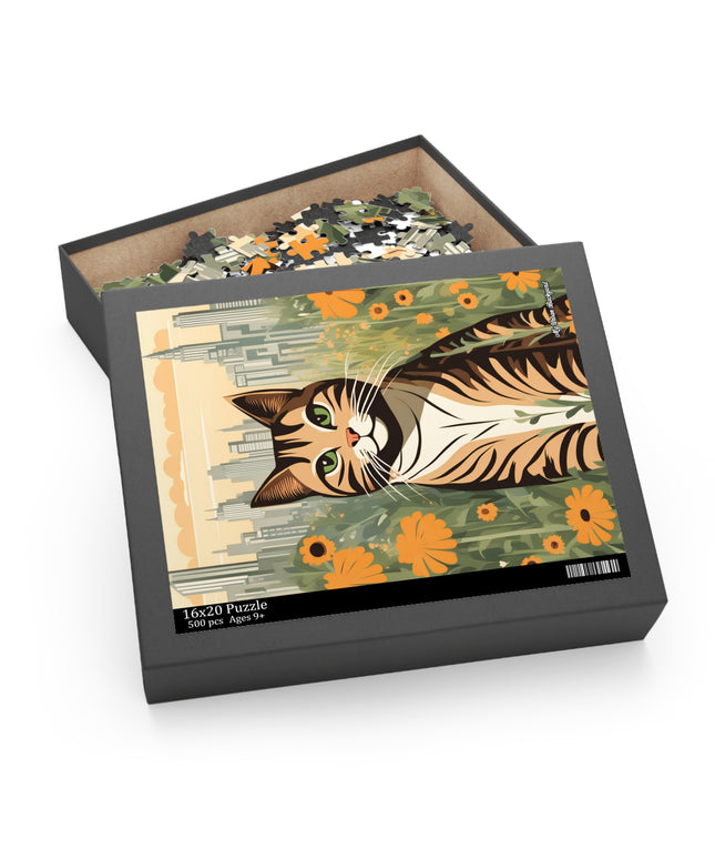 Finn Purrington, Cat Jigsaw Puzzle, (120, 252, or 500-Piece)