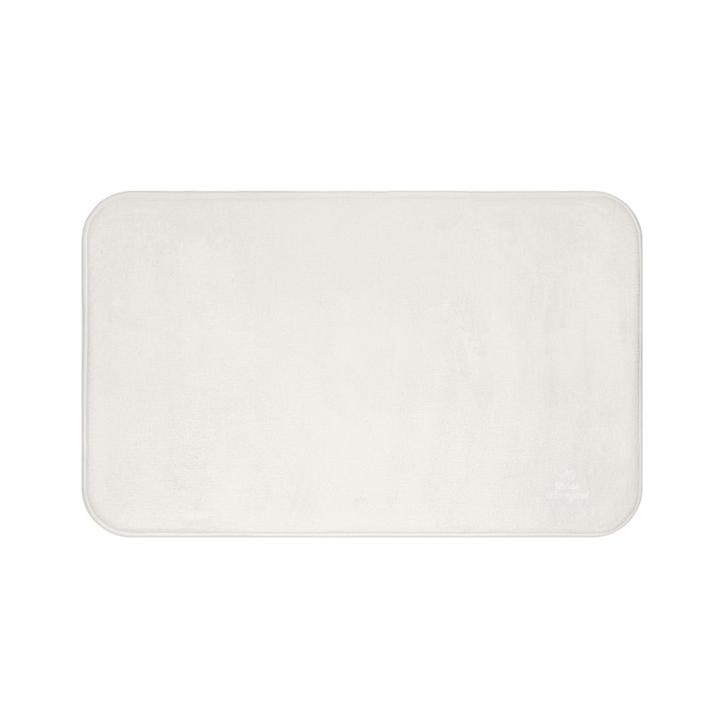 Cream Accent Color, Memory Foam Bath Mat - Cozy Bathroom Essential