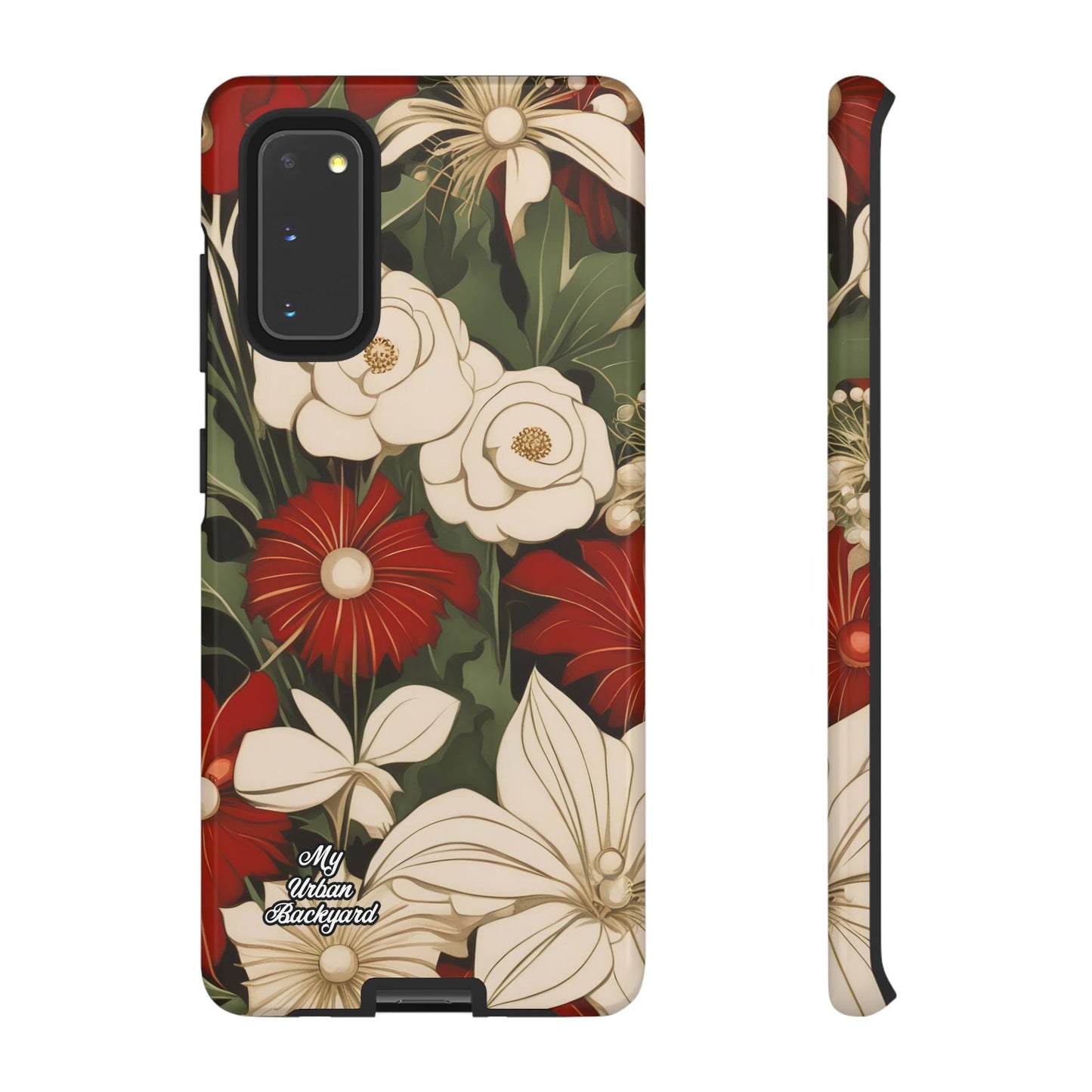 Holiday Flowers, Cell Phone Case - Apple, Samsung or Google Pixel