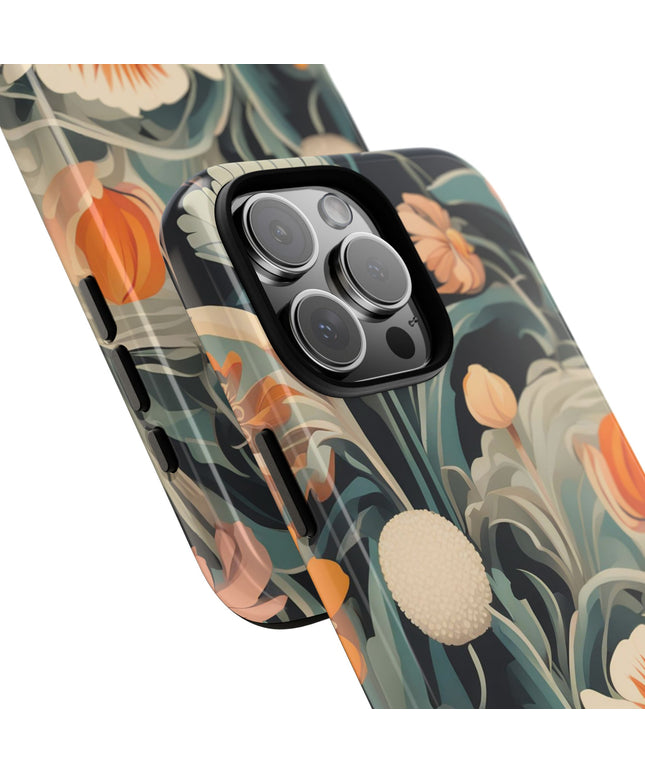 Orange and White Flowers, Cell Phone Case - Apple, Samsung, Google Pixel