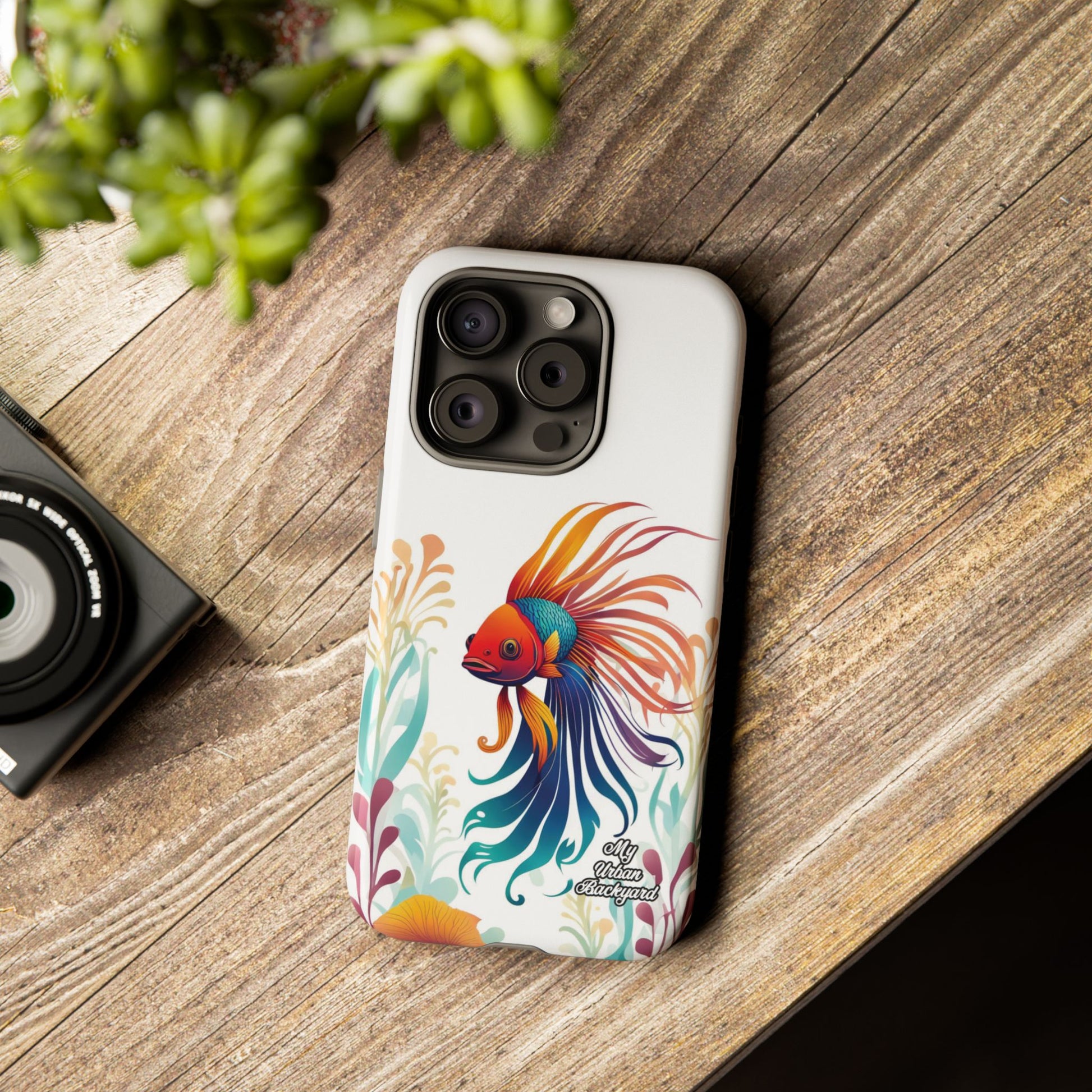 Colorful Betta Fish, Cell Phone Case - Apple, Samsung or Google Pixel