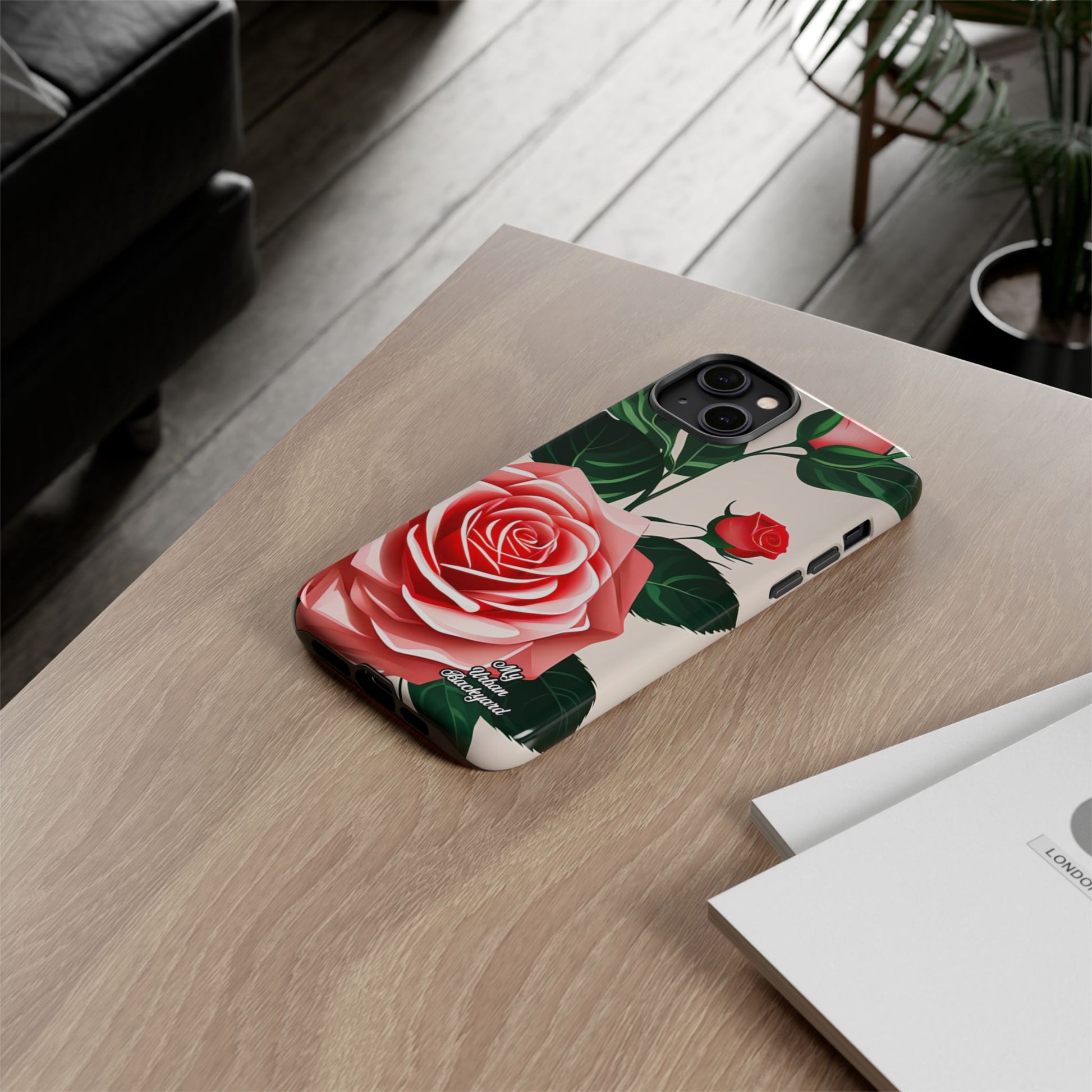 Pink Rose Flowers, Cell Phone Case - Apple, Samsung, Google Pixel