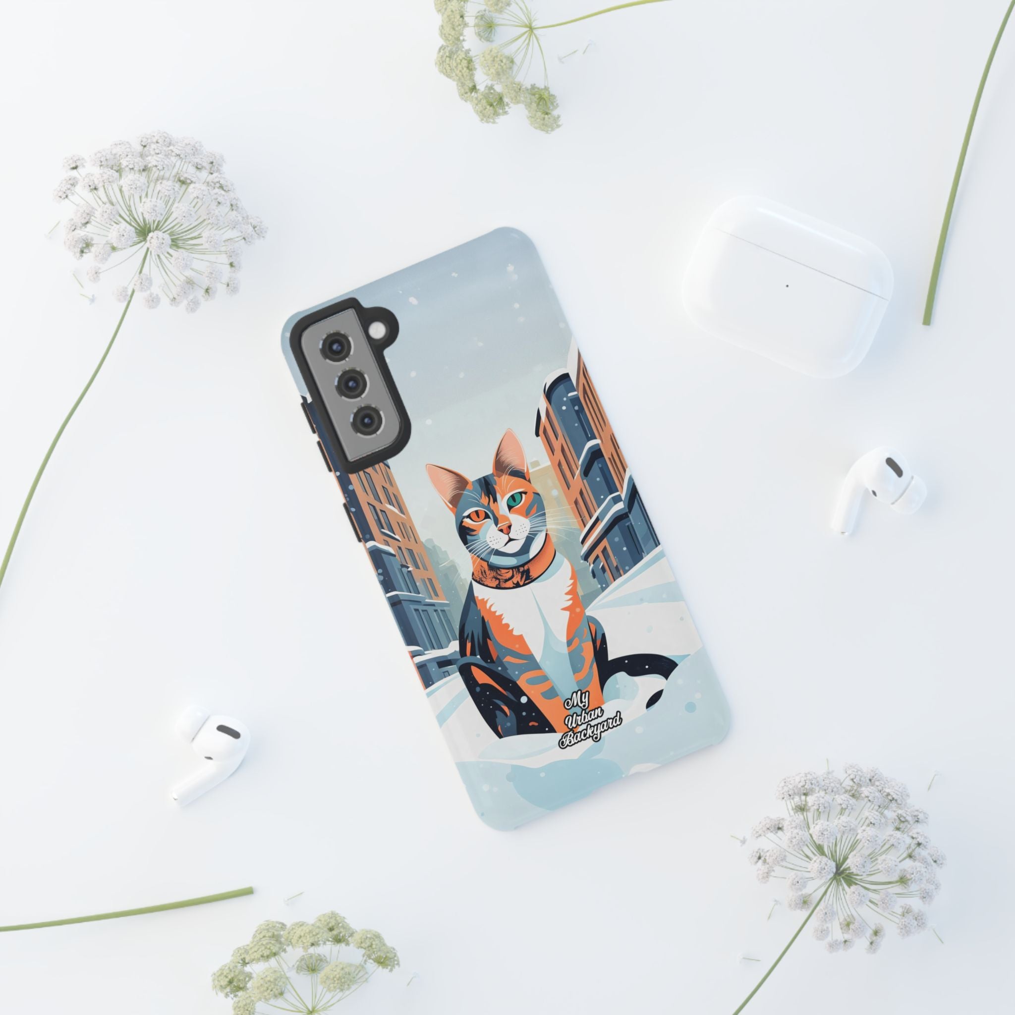 Claws Pawson in the Snow, Cell Phone Case - Apple, Samsung, Google Pixel