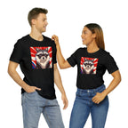 Ziggy Starspaws, Raccoon T-Shirt, Soft 100% Cotton, Short Sleeve, Classic Fit - Unisex