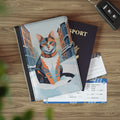 Claws Pawson, Winter Cat Passport Cover