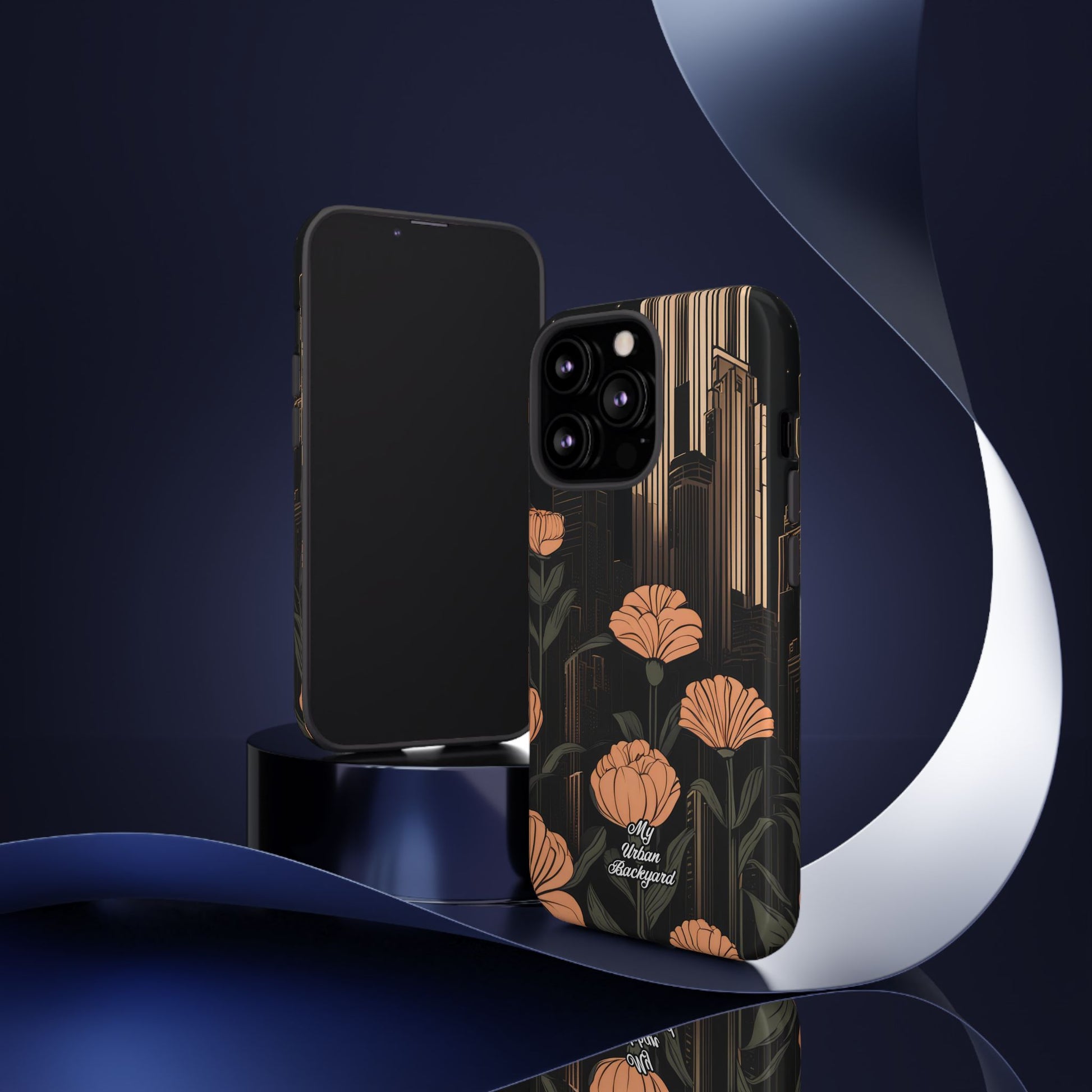Urban Evening with Flowers, Cell Phone Case - Apple iPhone, Samsung Galaxy, Google Pixel