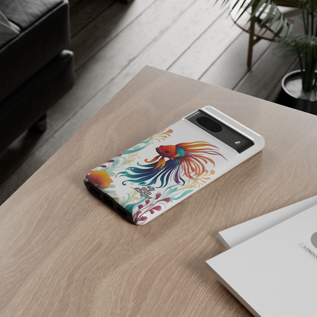 Colorful Betta Fish, Cell Phone Case - Apple, Samsung or Google Pixel