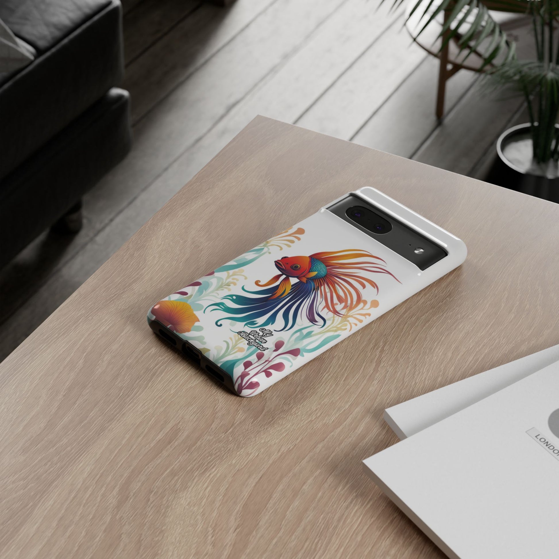 Colorful Betta Fish, Cell Phone Case - Apple, Samsung or Google Pixel