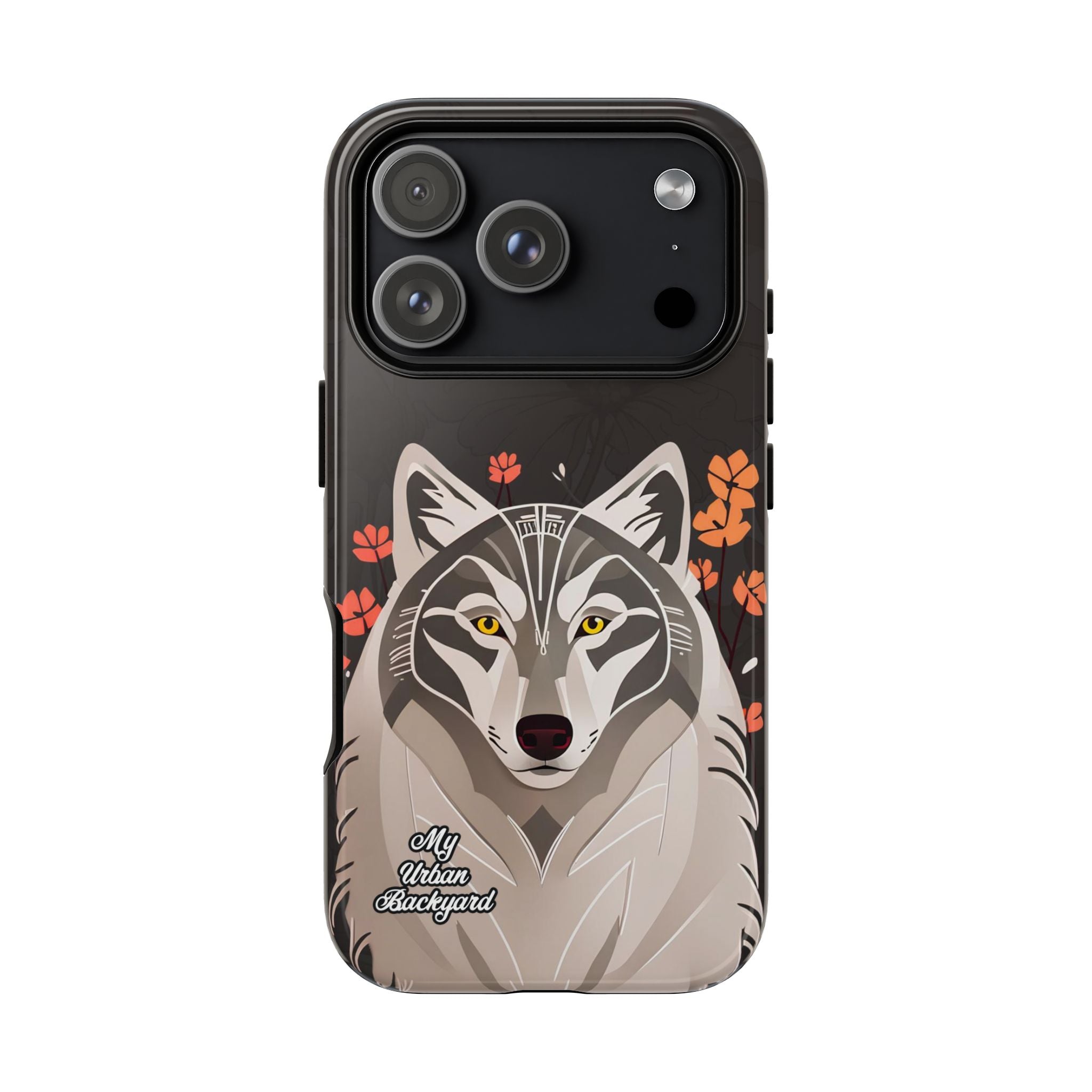 Art Deco Wolf, Cell Phone Case - Apple, Samsung, Google Pixel
