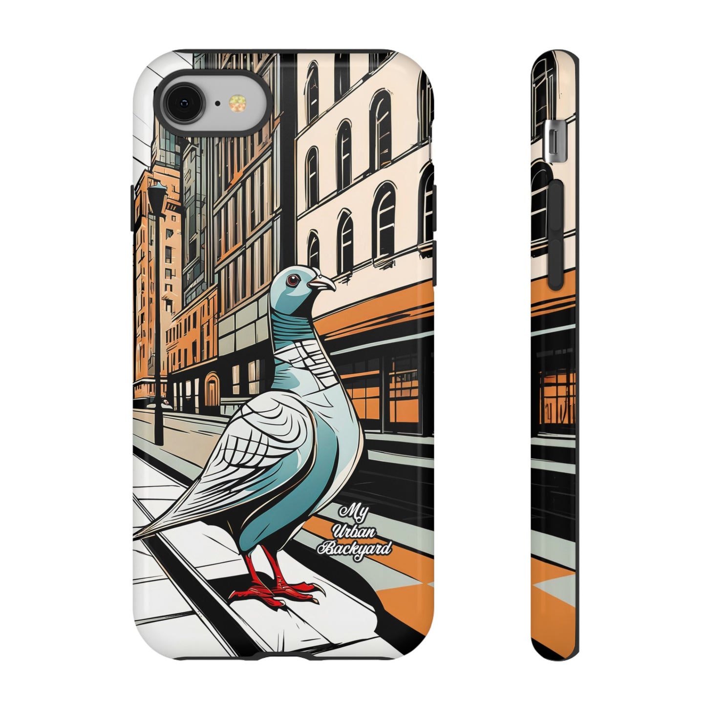 Pigeon on a City Street, Cell Phone Case - Apple, Samsung, or Google Pixel