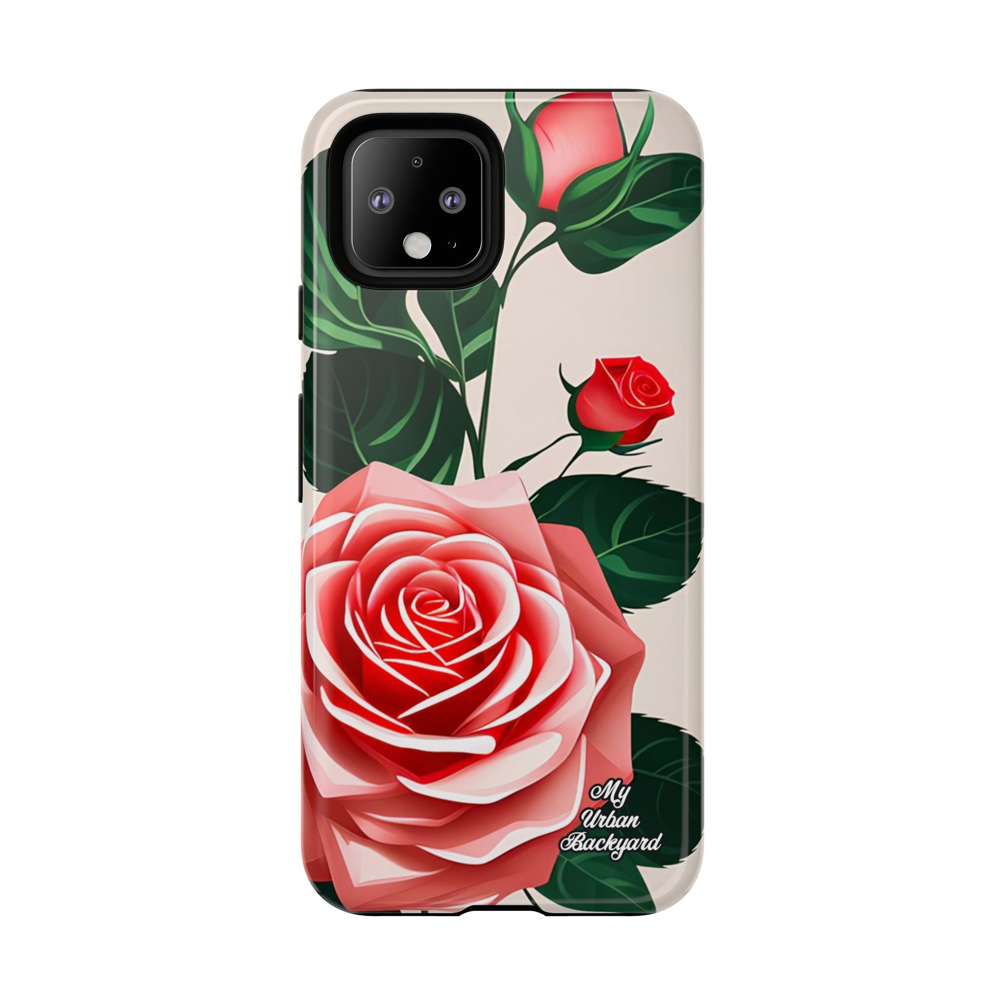 Pink Rose Flowers, Cell Phone Case - Apple, Samsung, Google Pixel
